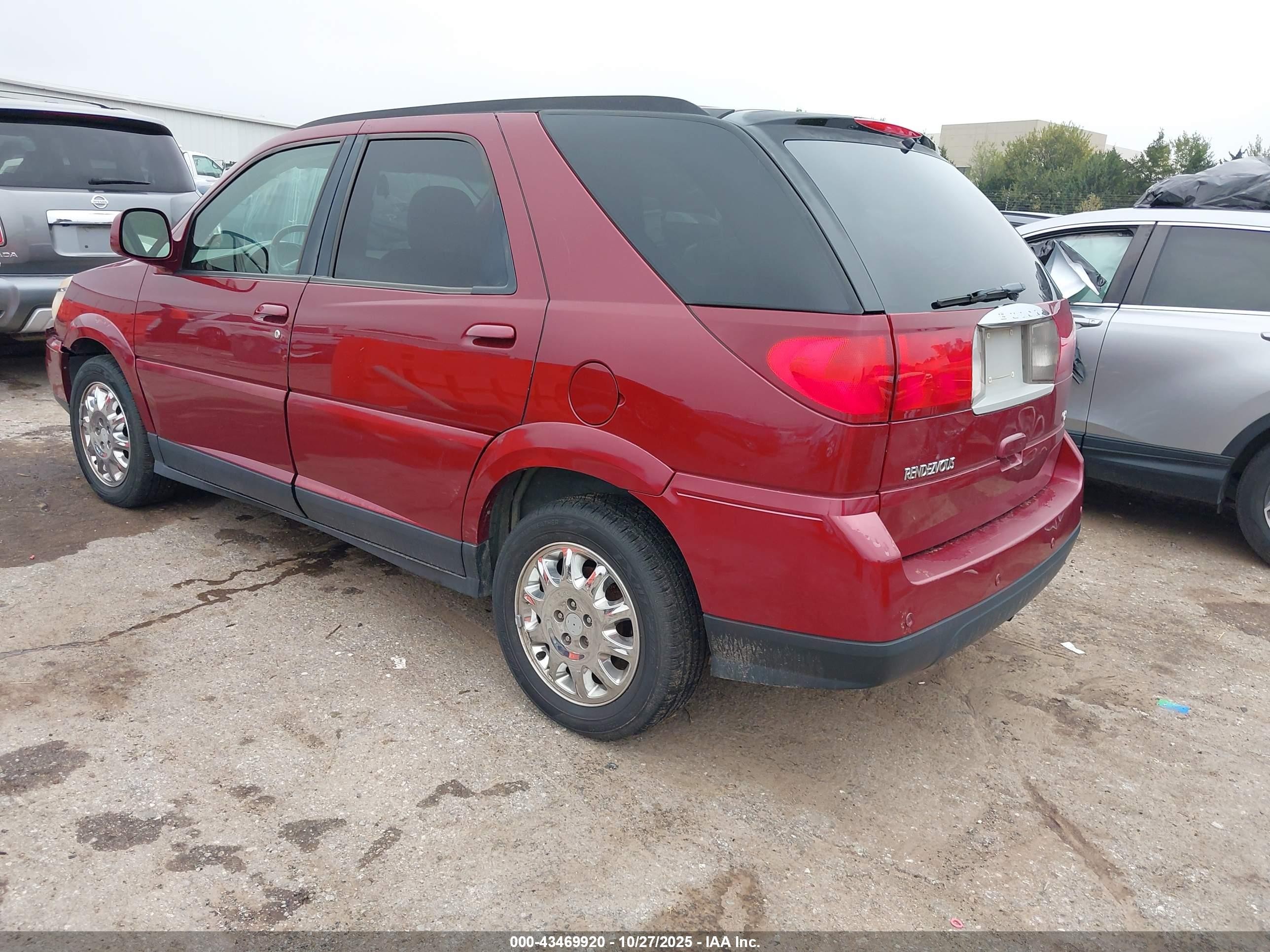 2006 Buick Rendezvous VIN 3G5DA03L26S595303 IAAI salvage auction — Front End, Clear (Oklahoma), sold $650 on 2025-12-24 (photo 3)