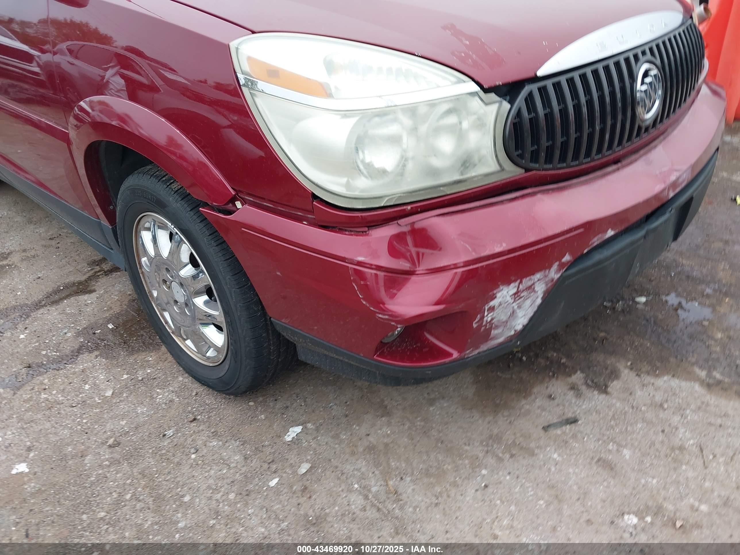 2006 Buick Rendezvous VIN 3G5DA03L26S595303 IAAI salvage auction — Front End, Clear (Oklahoma), sold $650 on 2025-12-24 (photo 6)