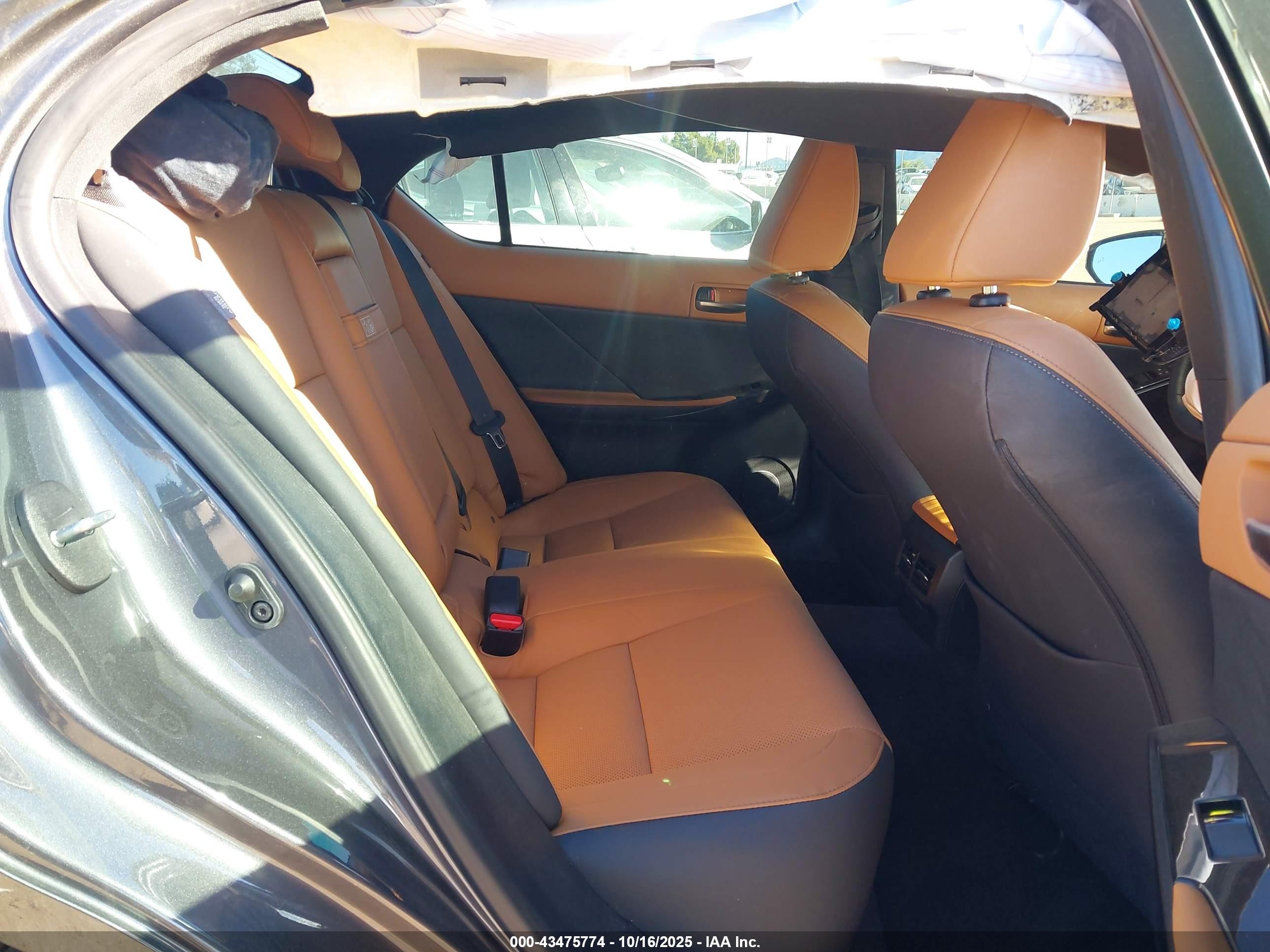 2025 Lexus Is VIN JTHBA1D20S5134521 IAAI salvage auction — Front & Rear, Salvage (California), sold $4,550 on 2026-02-04 (photo 8)