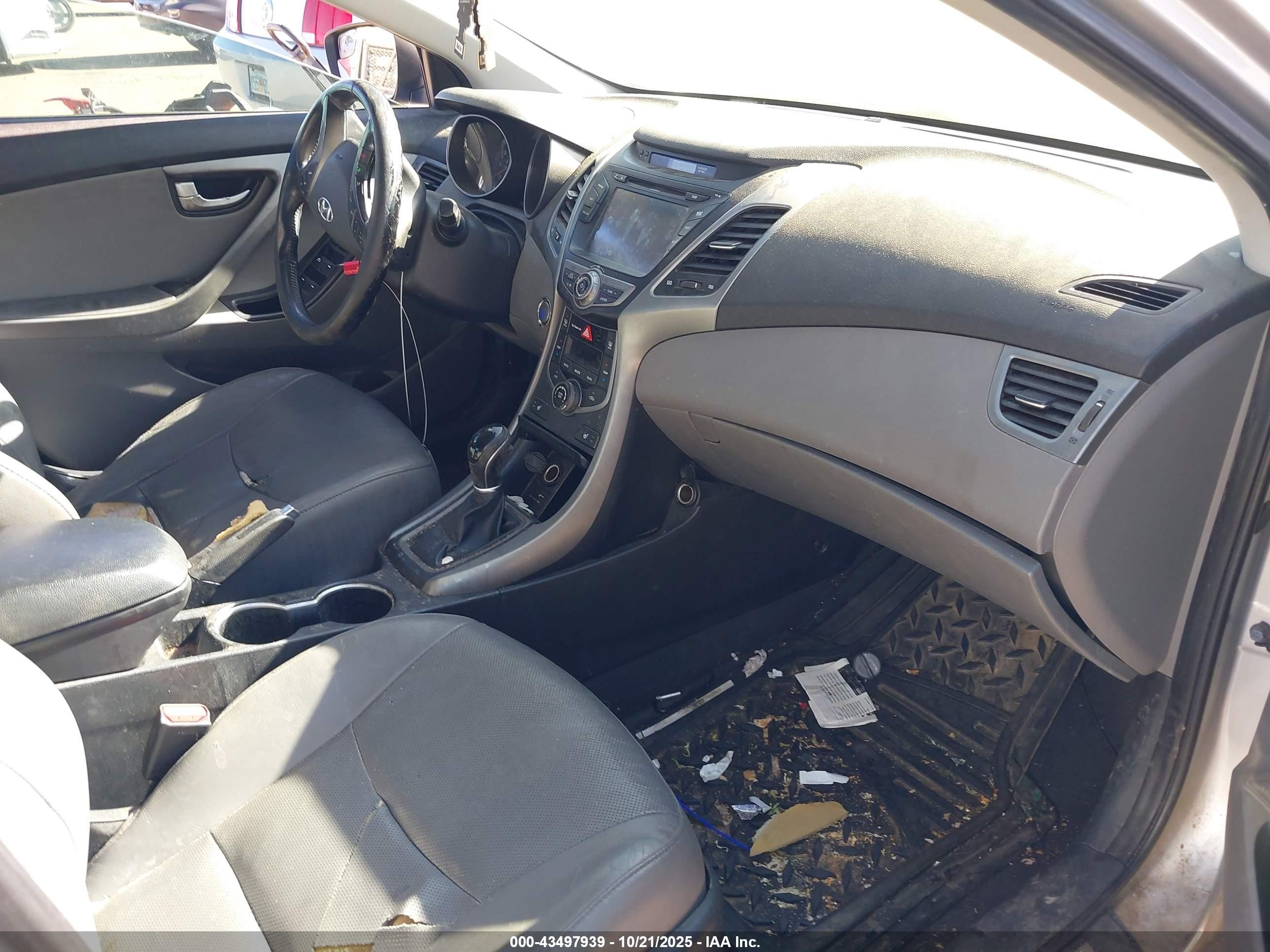 2014 Hyundai Elantra VIN 5NPDH4AE6EH503117 IAAI salvage auction — Front End, Bill Of Sale (Colorado), sold $200 on 2026-06-30 (photo 5)