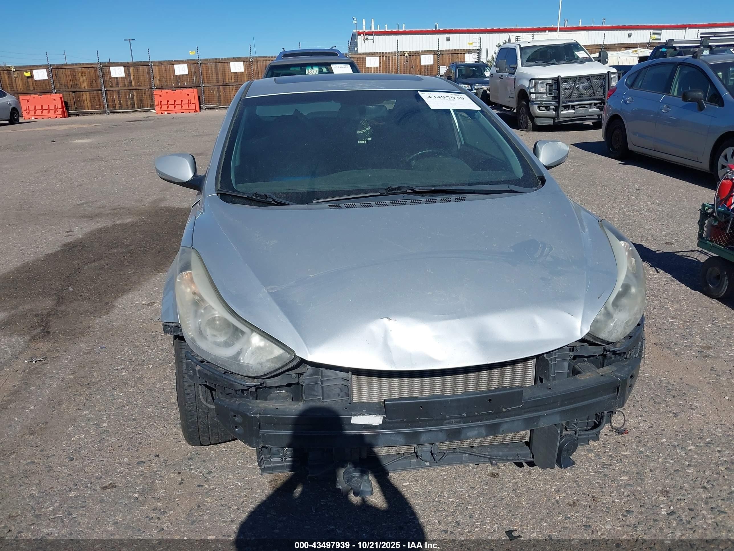 2014 Hyundai Elantra VIN 5NPDH4AE6EH503117 IAAI salvage auction — Front End, Bill Of Sale (Colorado), sold $200 on 2026-06-30 (photo 6)