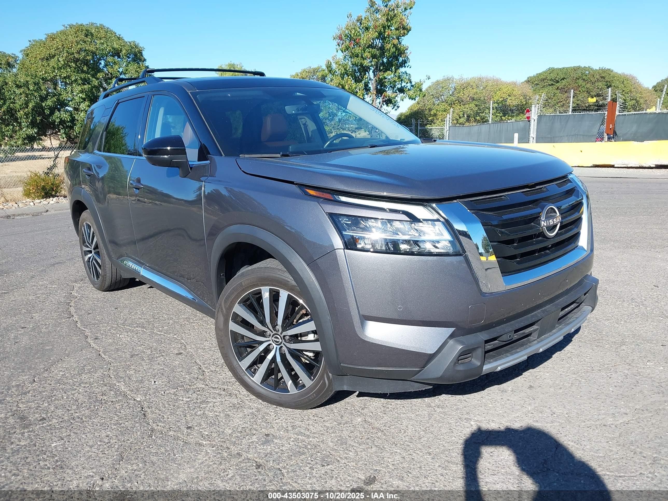 2023 Nissan Pathfinder VIN 5N1DR3DK4PC204924 IAAI salvage auction — Unknown, Clear - Dealer Only (California), sold $25,500 on 2025-10-30 (photo 1)
