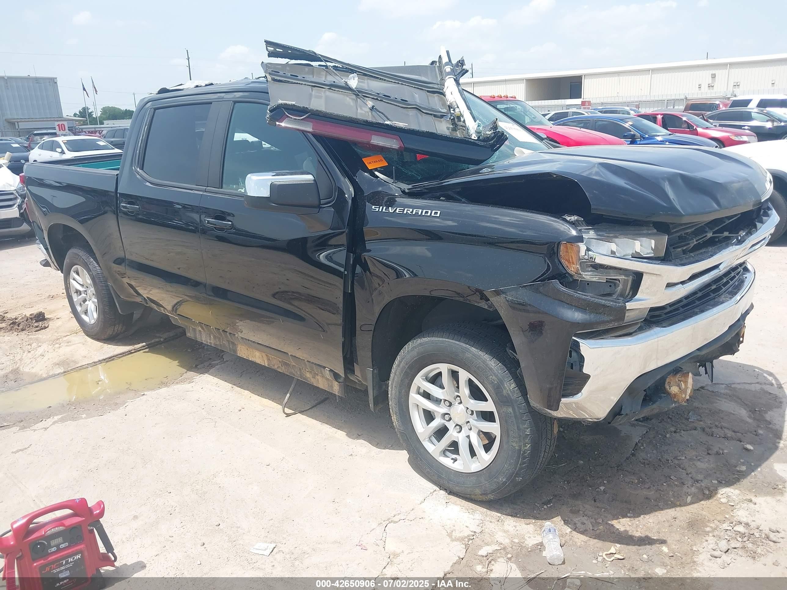 2021 Chevrolet Silverado 1500 VIN 1GCPWCED9MZ106829 IAAI salvage auction — All Over, Original (Texas), sold $4,050 on 2026-07-09 (photo 1)