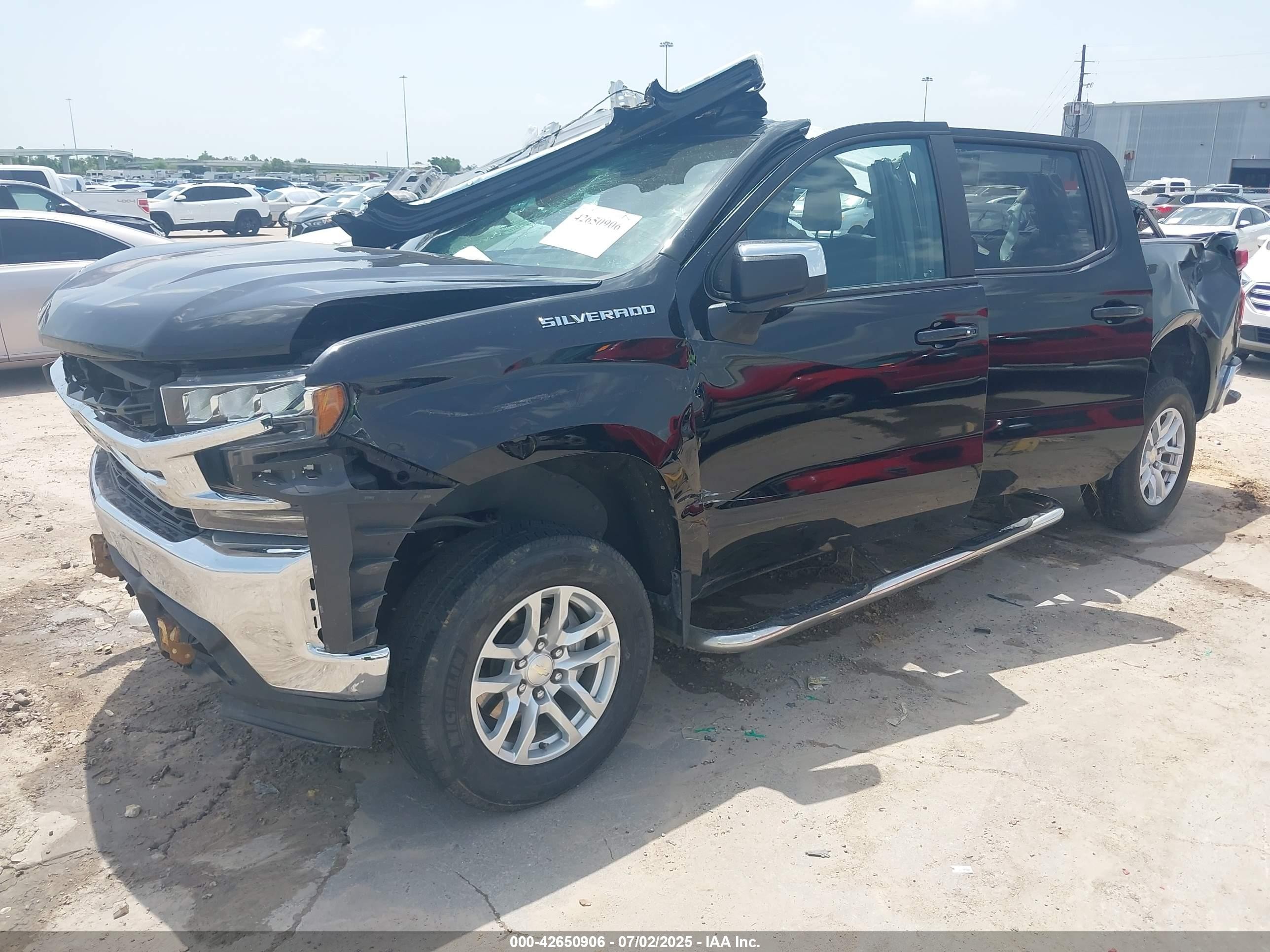 2021 Chevrolet Silverado 1500 VIN 1GCPWCED9MZ106829 IAAI salvage auction — All Over, Original (Texas), sold $4,050 on 2026-07-09 (photo 2)