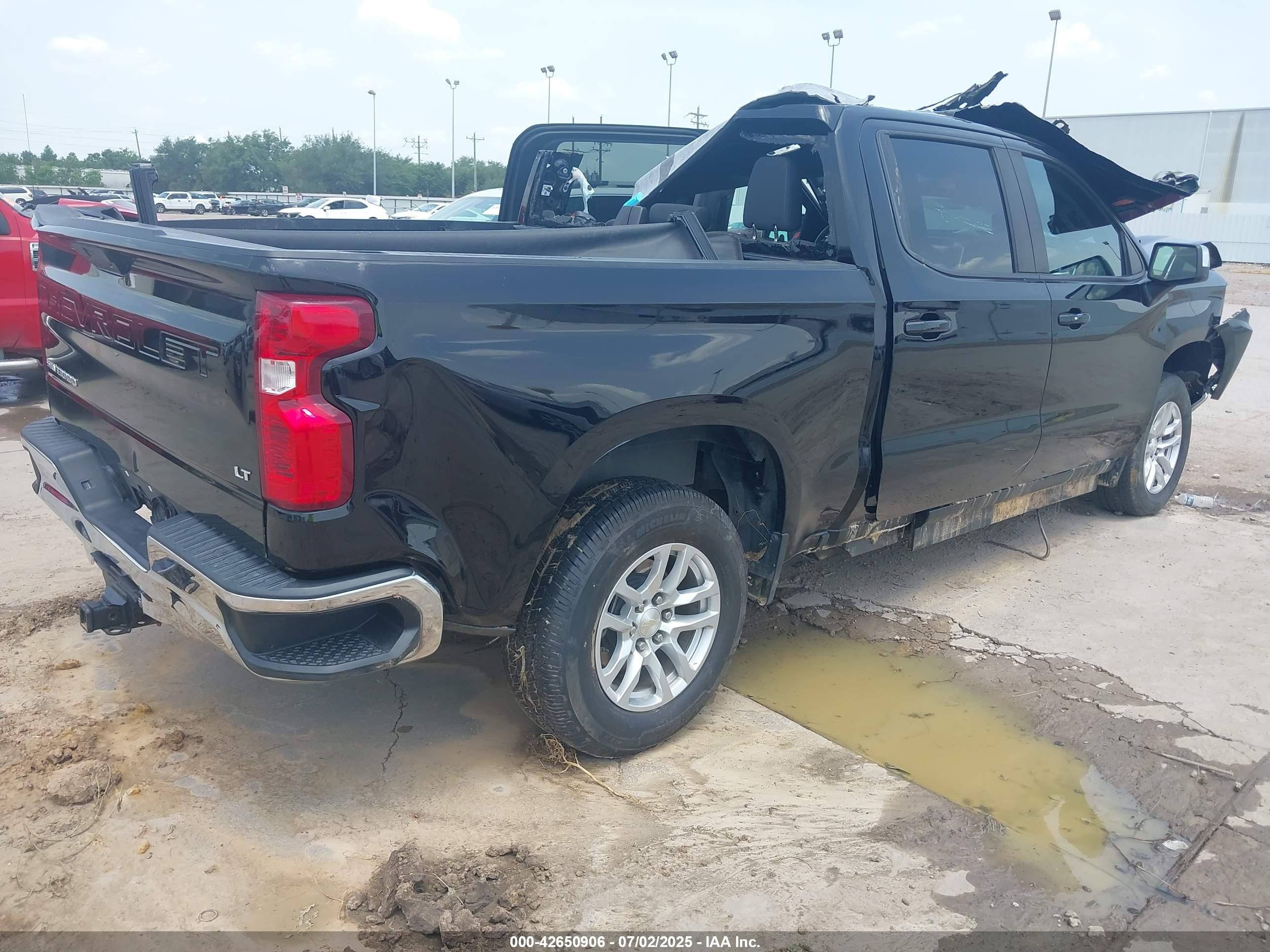 2021 Chevrolet Silverado 1500 VIN 1GCPWCED9MZ106829 IAAI salvage auction — All Over, Original (Texas), sold $4,050 on 2026-07-09 (photo 4)