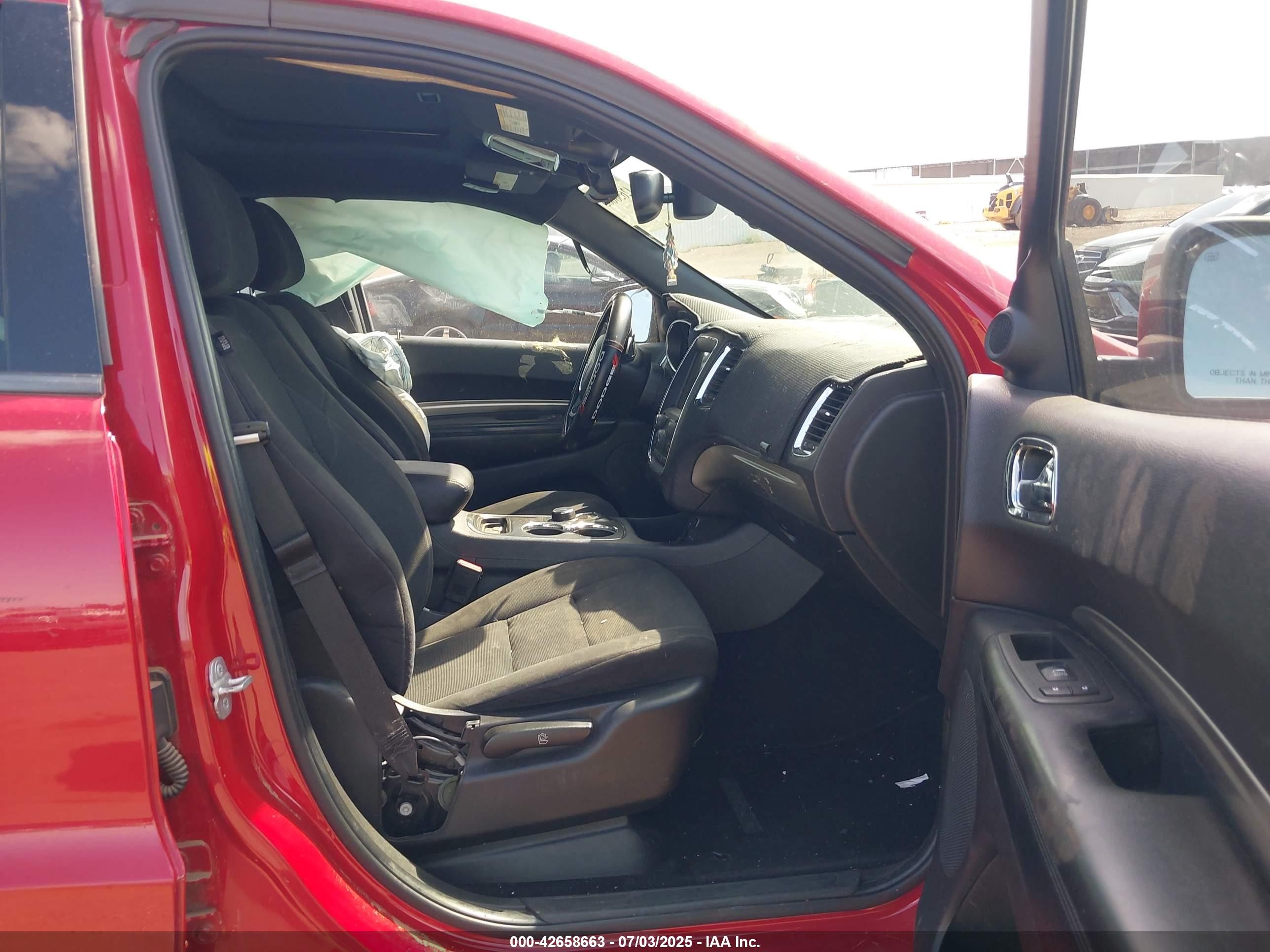 2014 Dodge Durango VIN 1C4RDJAG7EC323075 IAAI salvage auction — All Over, Salvage (Arizona), sold $1,000 on 2026-07-07 (photo 5)