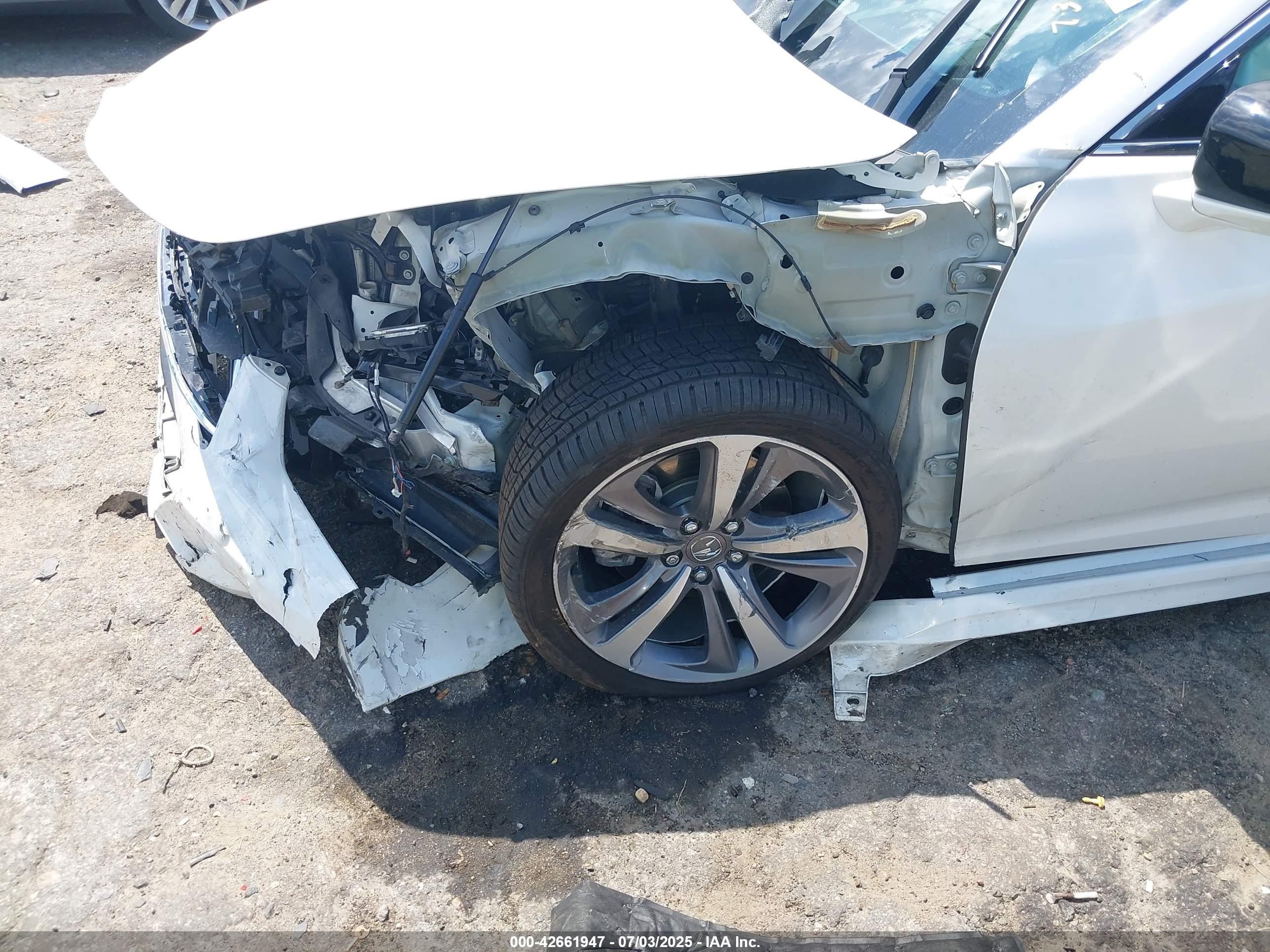 2021 Acura Tlx VIN 19UUB5F69MA008278 IAAI salvage auction — Front End, Salvage (North Carolina), sold $2,900 on 2025-07-30 (photo 6)