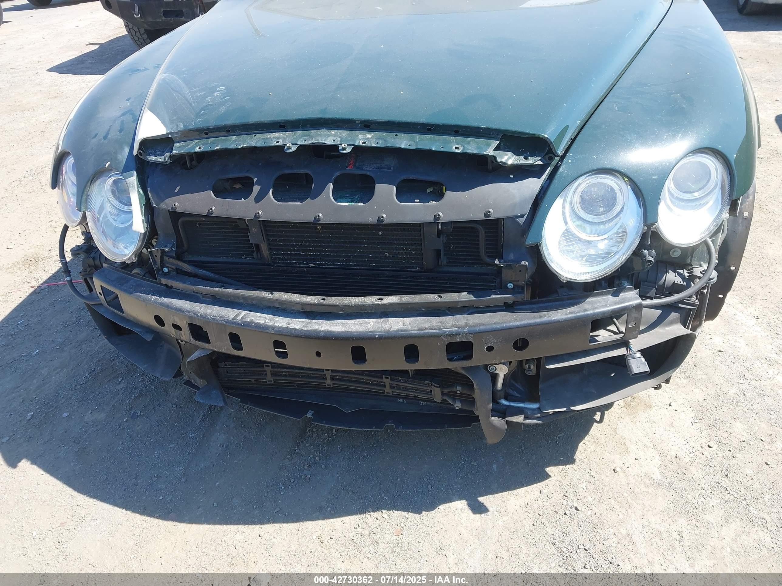 2007 Bentley Continenta VIN SCBBR93W87C041006 IAAI salvage auction — Front End, Salvage (California), sold $9,100 on 2025-08-21 (photo 6)