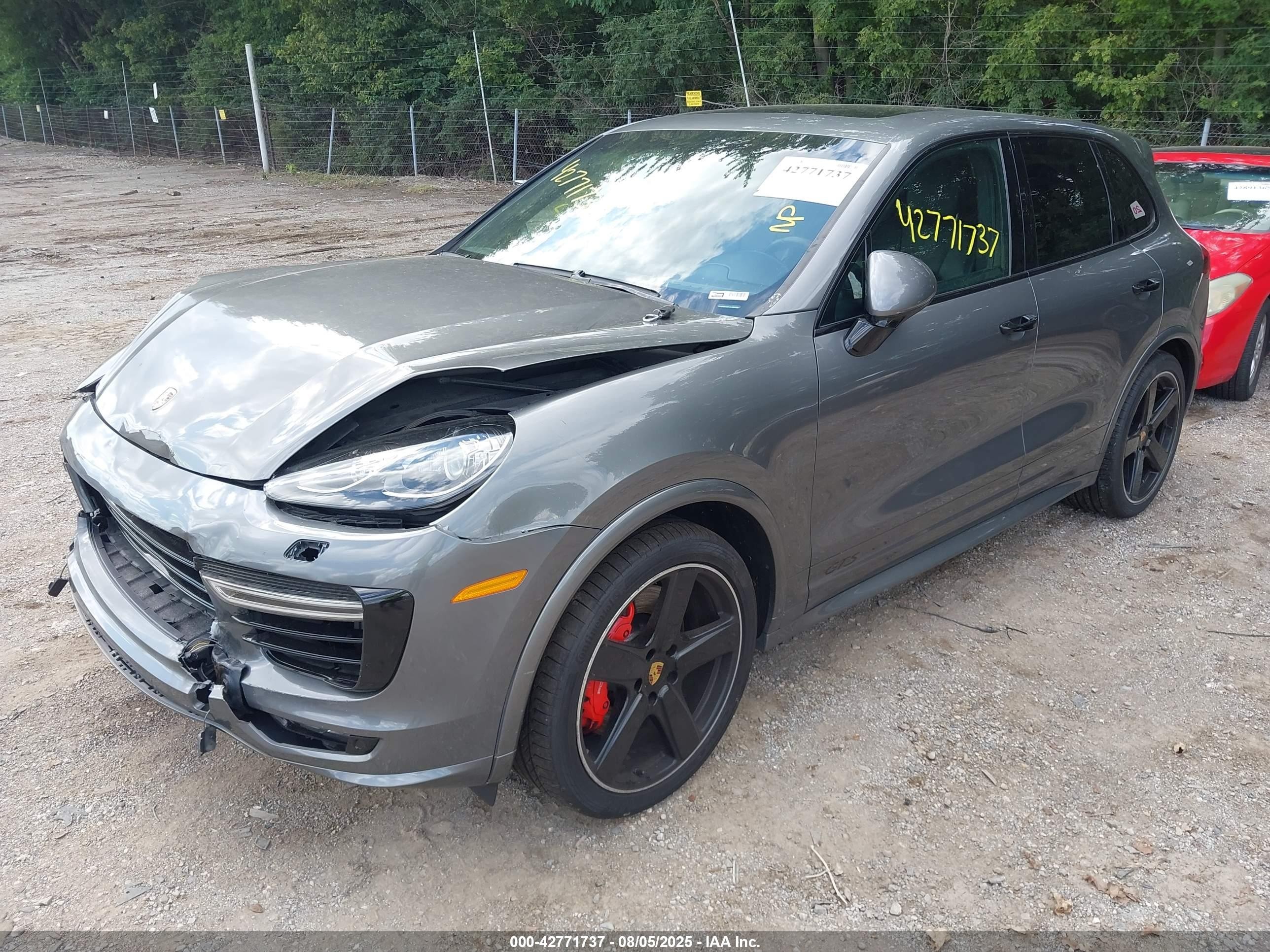 2018 Porsche Cayenne VIN WP1AD2A27JLA80755 IAAI salvage auction — Front End, Salvage (Indiana), sold $14,100 on 2025-08-24 (photo 2)
