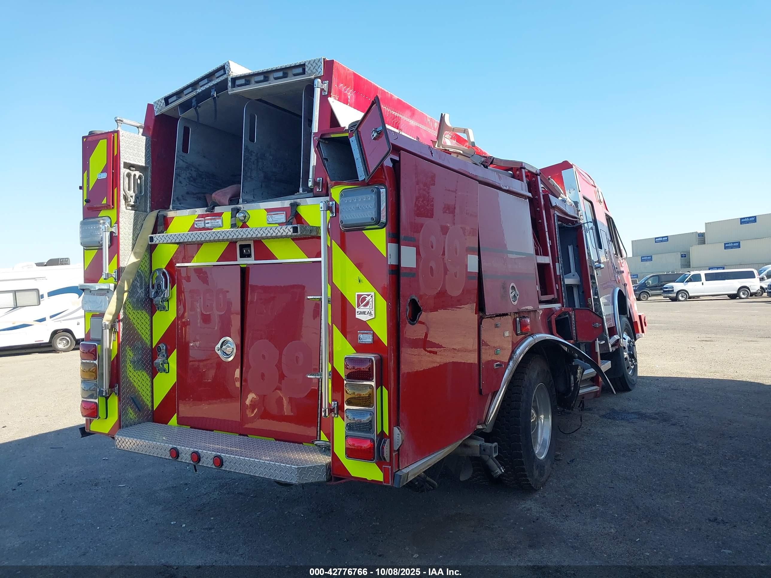2021 Sptn Spartan VIN 4S9BEGTA5MS419954 IAAI salvage auction — Rollover, Salvage (California), sold $525 on 2025-08-27 (photo 4)