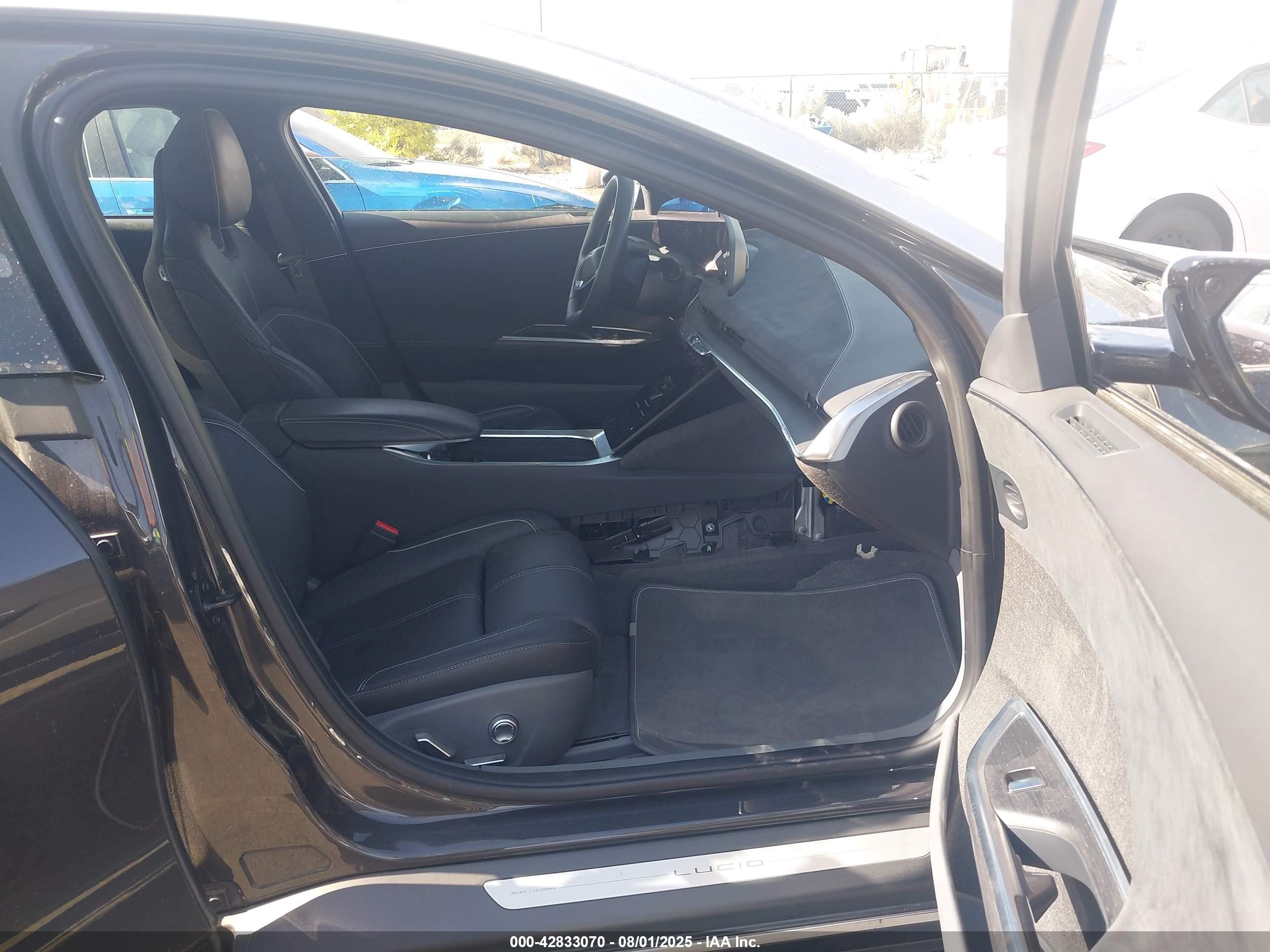 2022 Lucid Air VIN 50EA1GBA8NA003760 IAAI salvage auction — Front End, Salvage (Utah), sold $16,750 on 2025-09-18 (photo 5)
