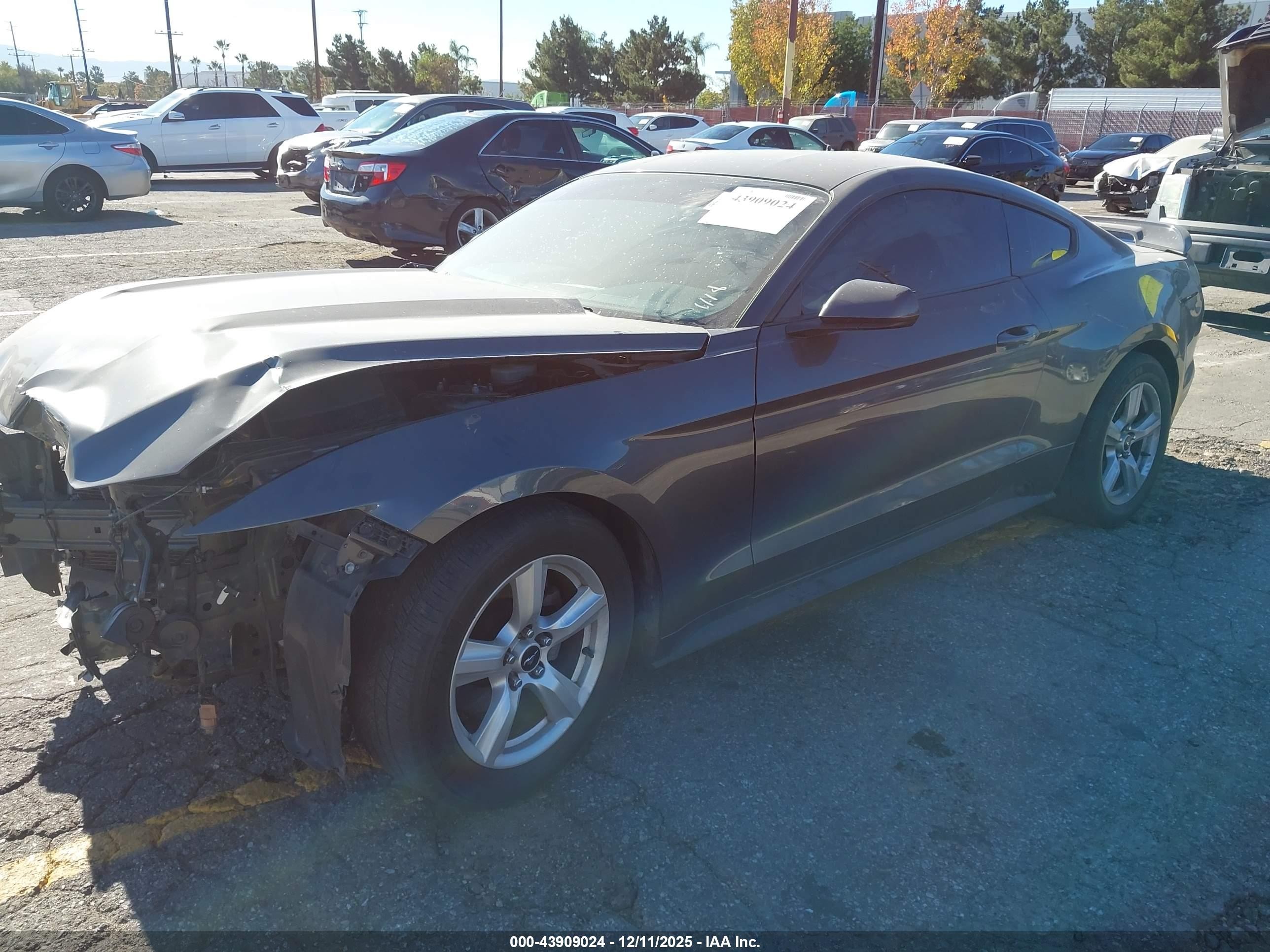 2017 Ford Mustang VIN 1FA6P8AM5H5317007 IAAI salvage auction — Front End, Salvage (Texas), sold $1,450 on 2026-07-07 (photo 2)