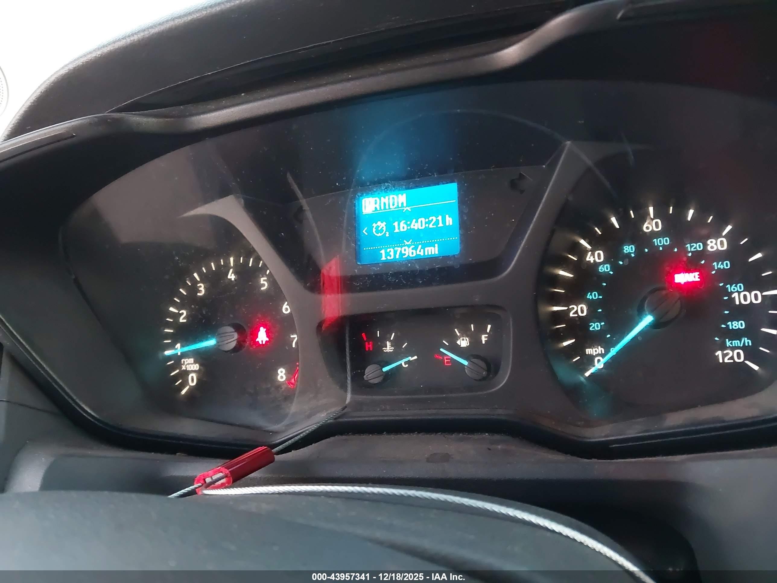 2019 Ford Transit-250 VIN 1FTYR1ZM1KKA42690 IAAI salvage auction — Rear End, Salvage (Arizona), sold $4,250 on 2026-07-09 (photo 7)