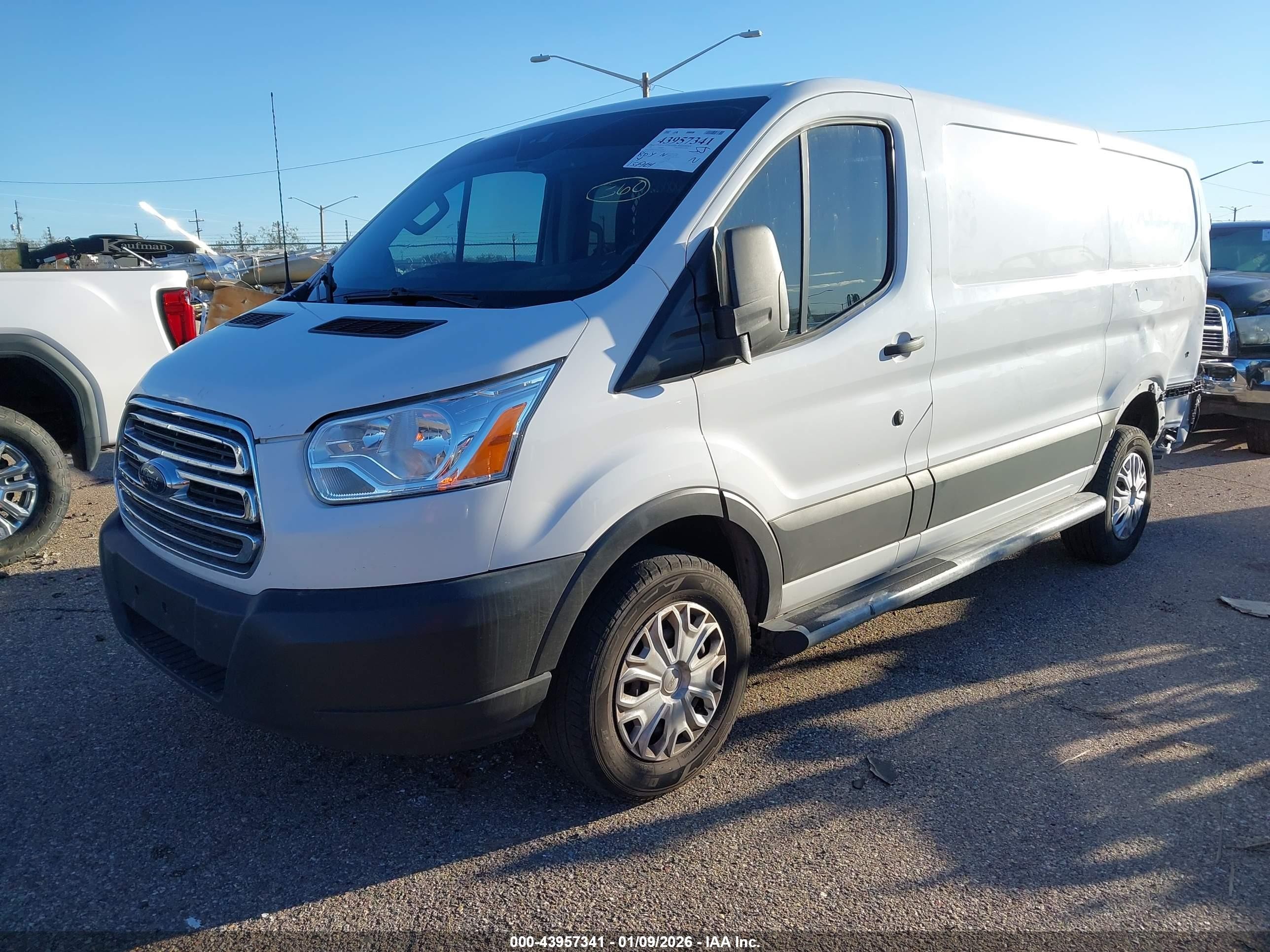 2019 Ford Transit-250 VIN 1FTYR1ZM1KKA42690 IAAI salvage auction — Rear End, Salvage (Arizona), sold $4,250 on 2026-07-09 (photo 2)