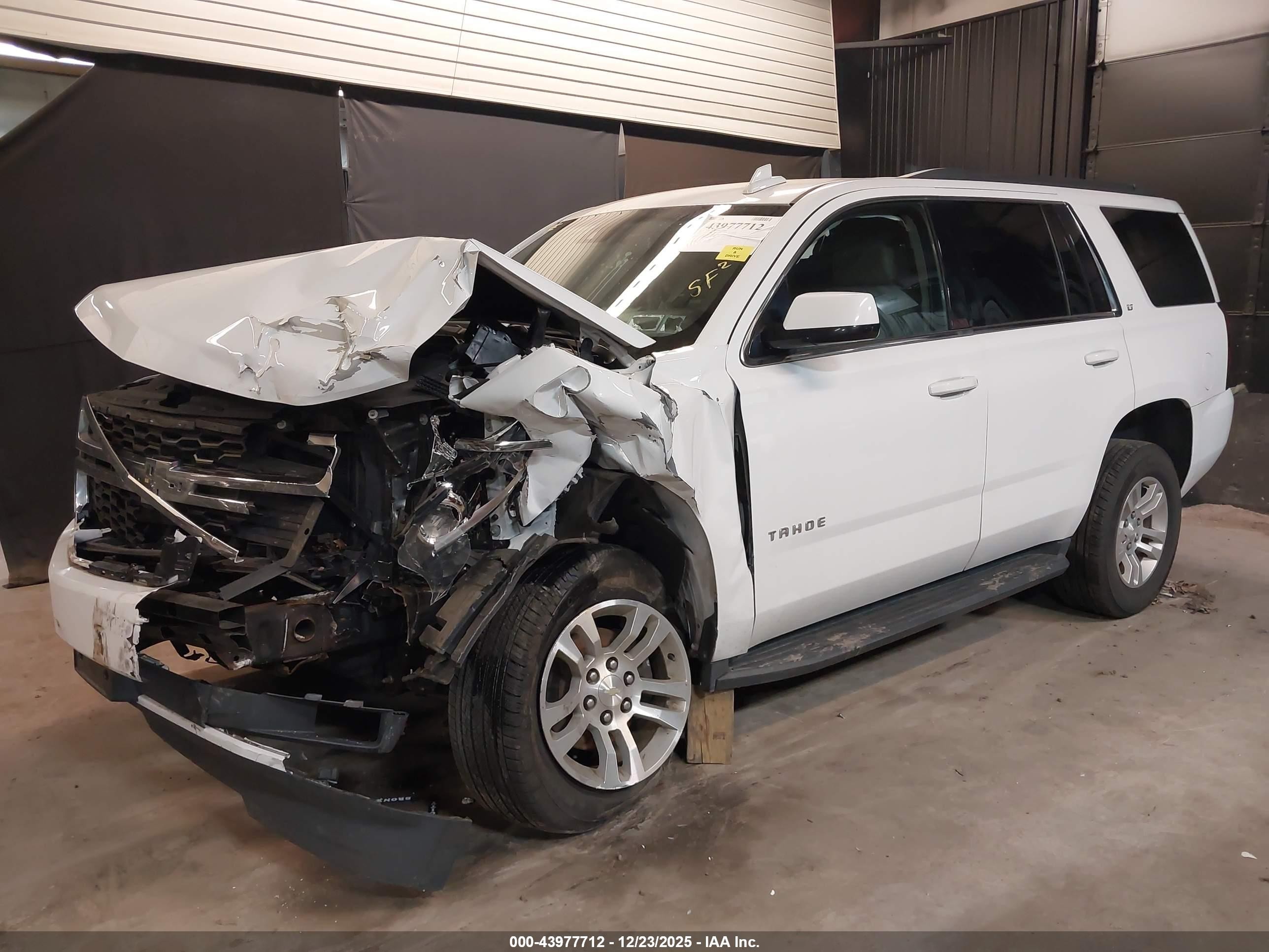 2019 Chevrolet Tahoe VIN 1GNSKBKC3KR117812 IAAI salvage auction — Front End, Mv-907A (New York), sold $5,400 on 2026-09-14 (photo 2)