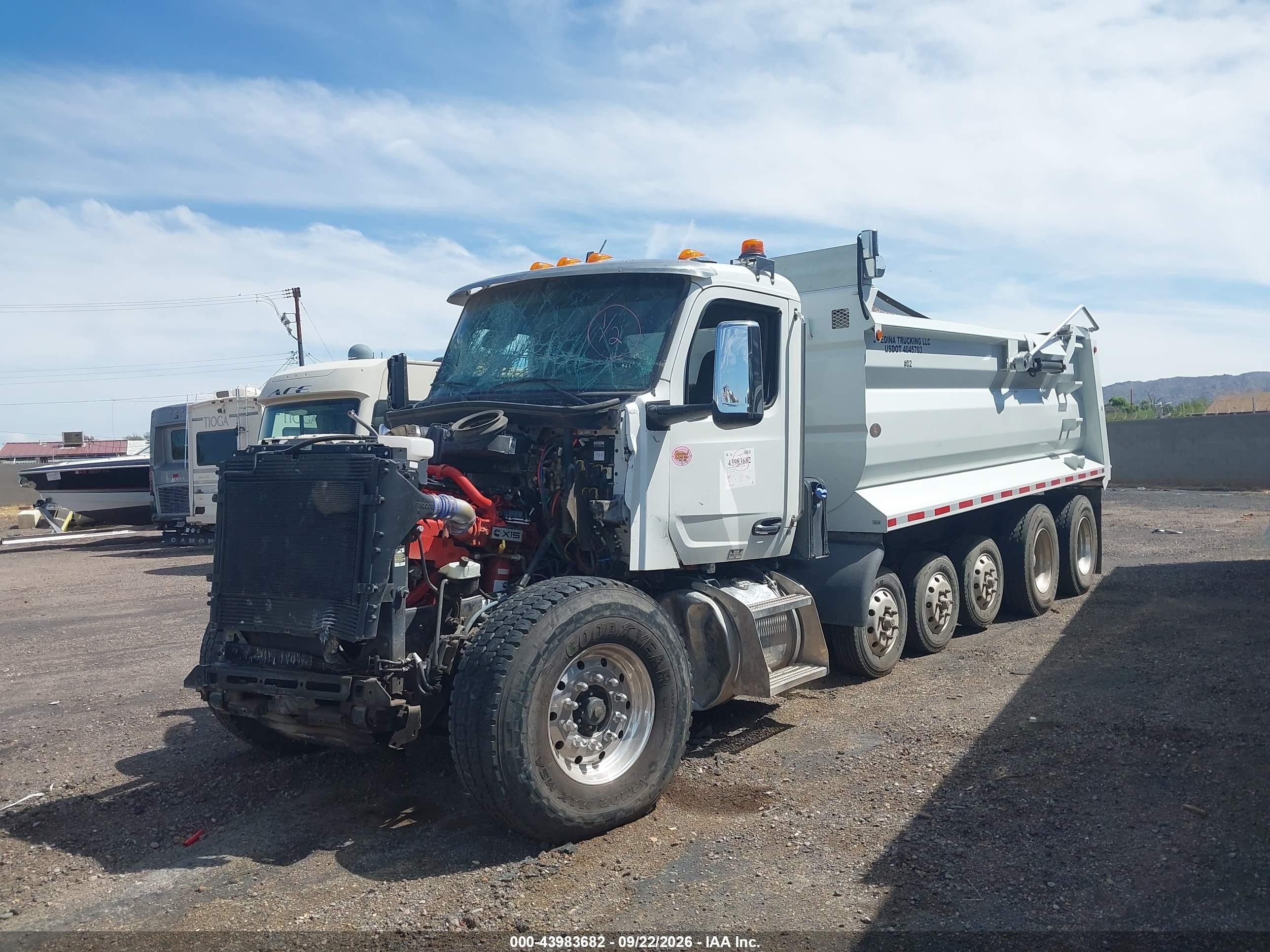 2026 Peterbilt 567 VIN 1NPCX4EX6TD775866 IAAI salvage auction — Front End, Salvage (Arizona), sold $77,500 on 2026-10-01 (photo 2)
