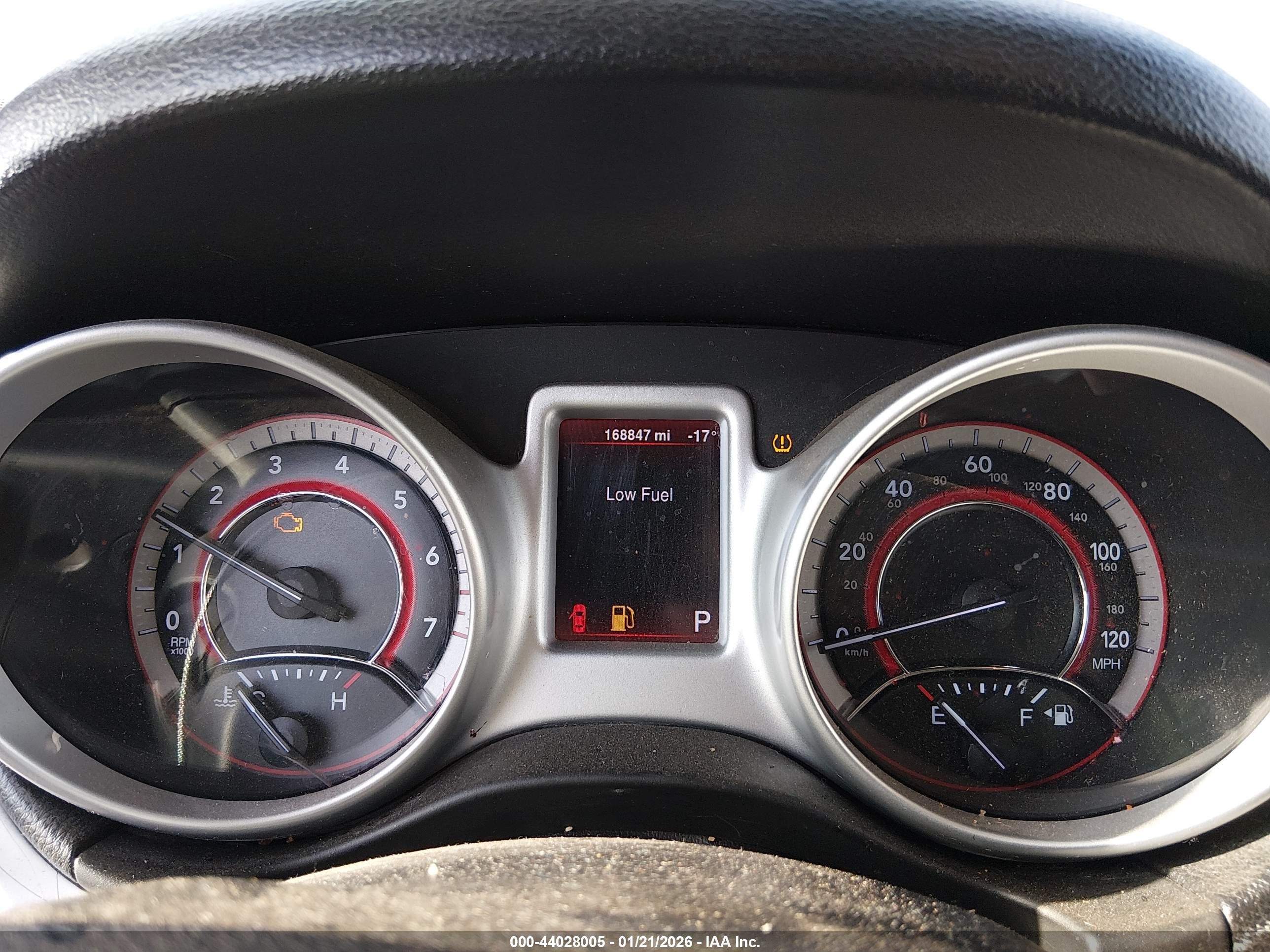 2013 Dodge Journey VIN 3C4PDCBG6DT506360 IAAI salvage auction — Front End, Clear (Indiana), sold $450 on 2026-09-10 (photo 7)
