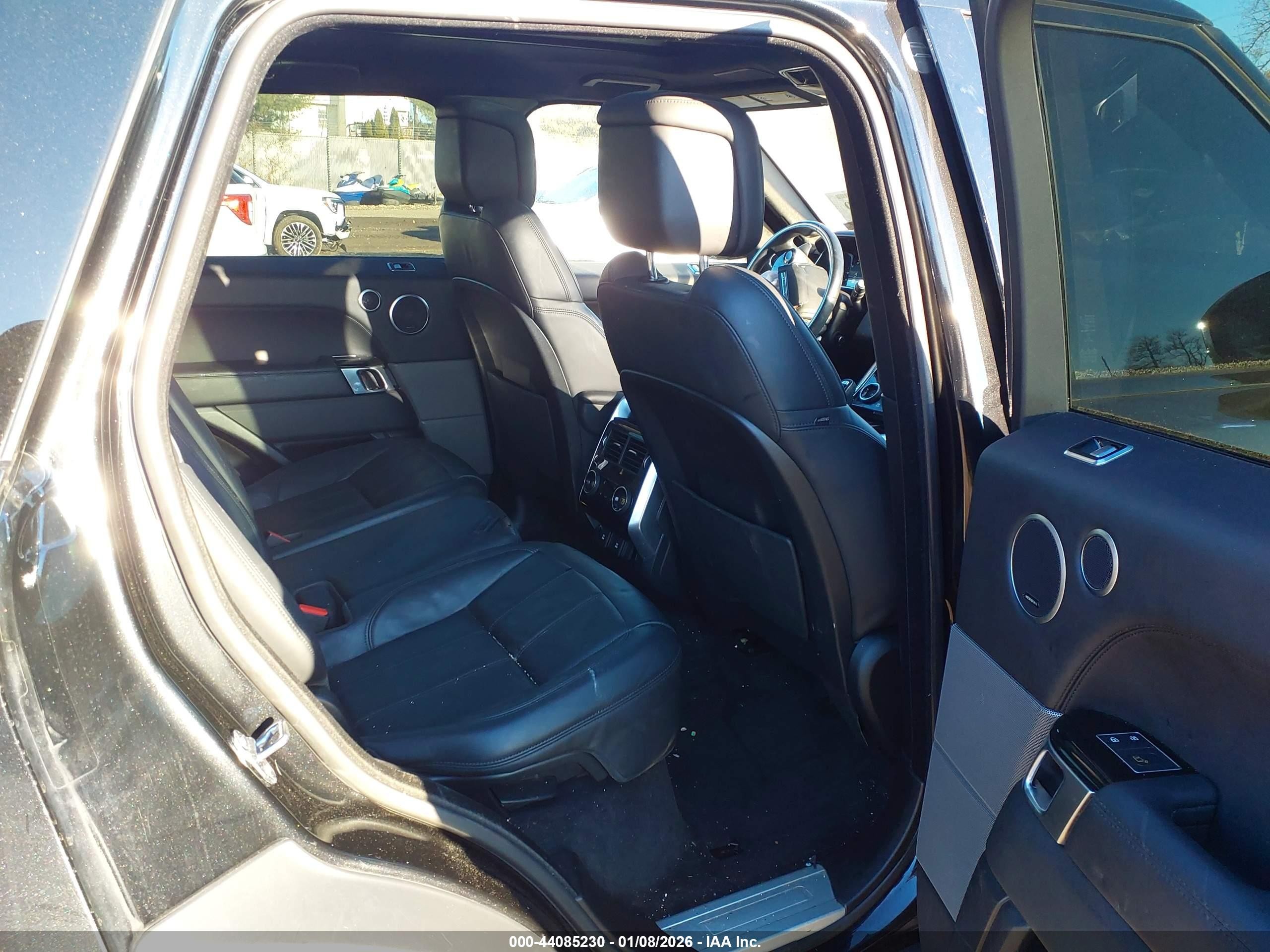 2021 Land Rover Range Rover Sport VIN SALWR2SU2MA794360 IAAI salvage auction — Front End, Salvage (New Jersey), sold $6,950 on 2026-06-30 (photo 8)