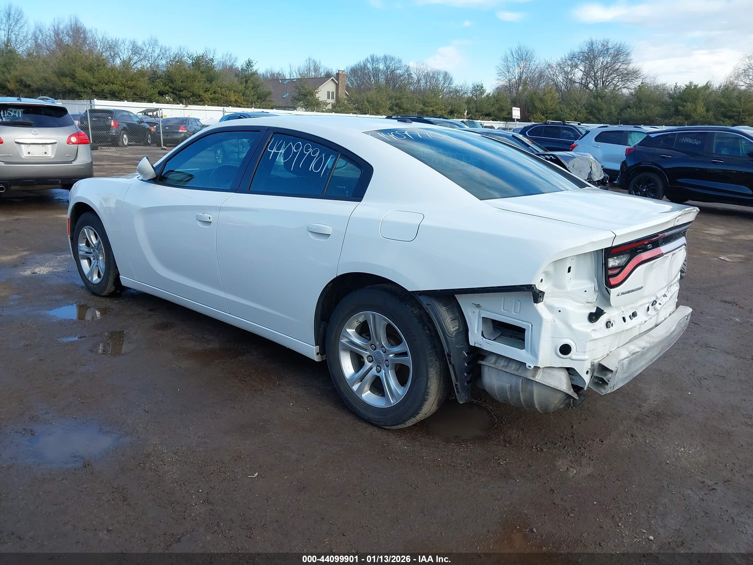 2022 Dodge Charger VIN 2C3CDXBG4NH149541 IAAI salvage auction — Rear End, Salvage (Indiana), sold $5,750 on 2026-07-07 (photo 3)