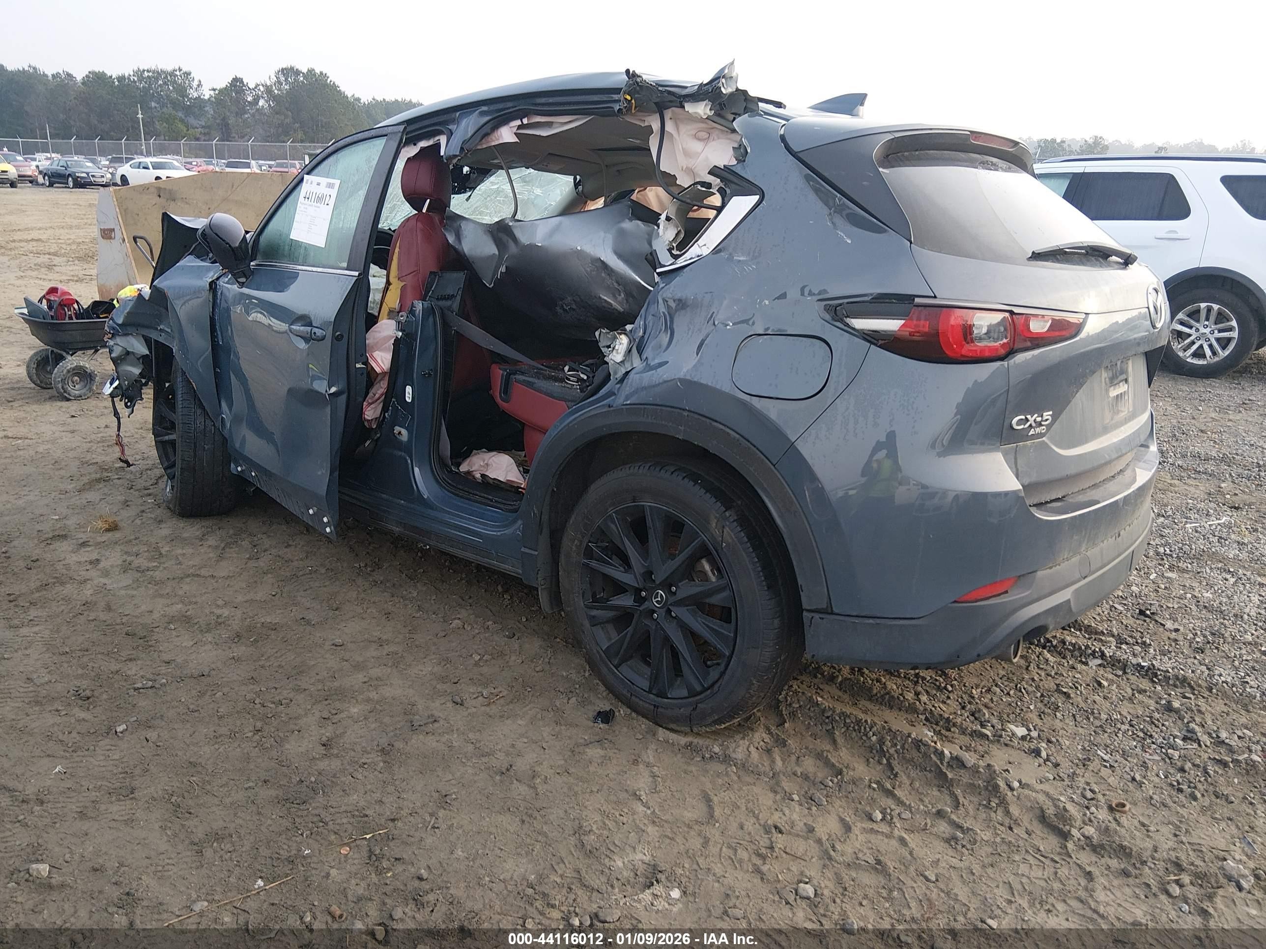 2024 Mazda CX-5 VIN JM3KFBCL9R0470833 IAAI salvage auction — Side, Salvage (Georgia), sold $450 on 2026-07-01 (photo 3)