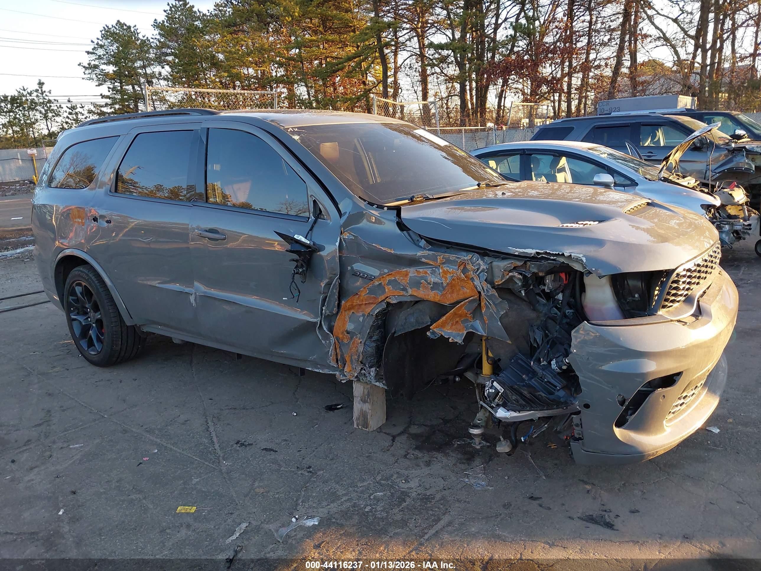 2022 Dodge Durango VIN 1C4SDJGJ4NC212469 IAAI salvage auction — Side, Salvage (New Jersey), sold $10,300 on 2026-07-07 (photo 6)