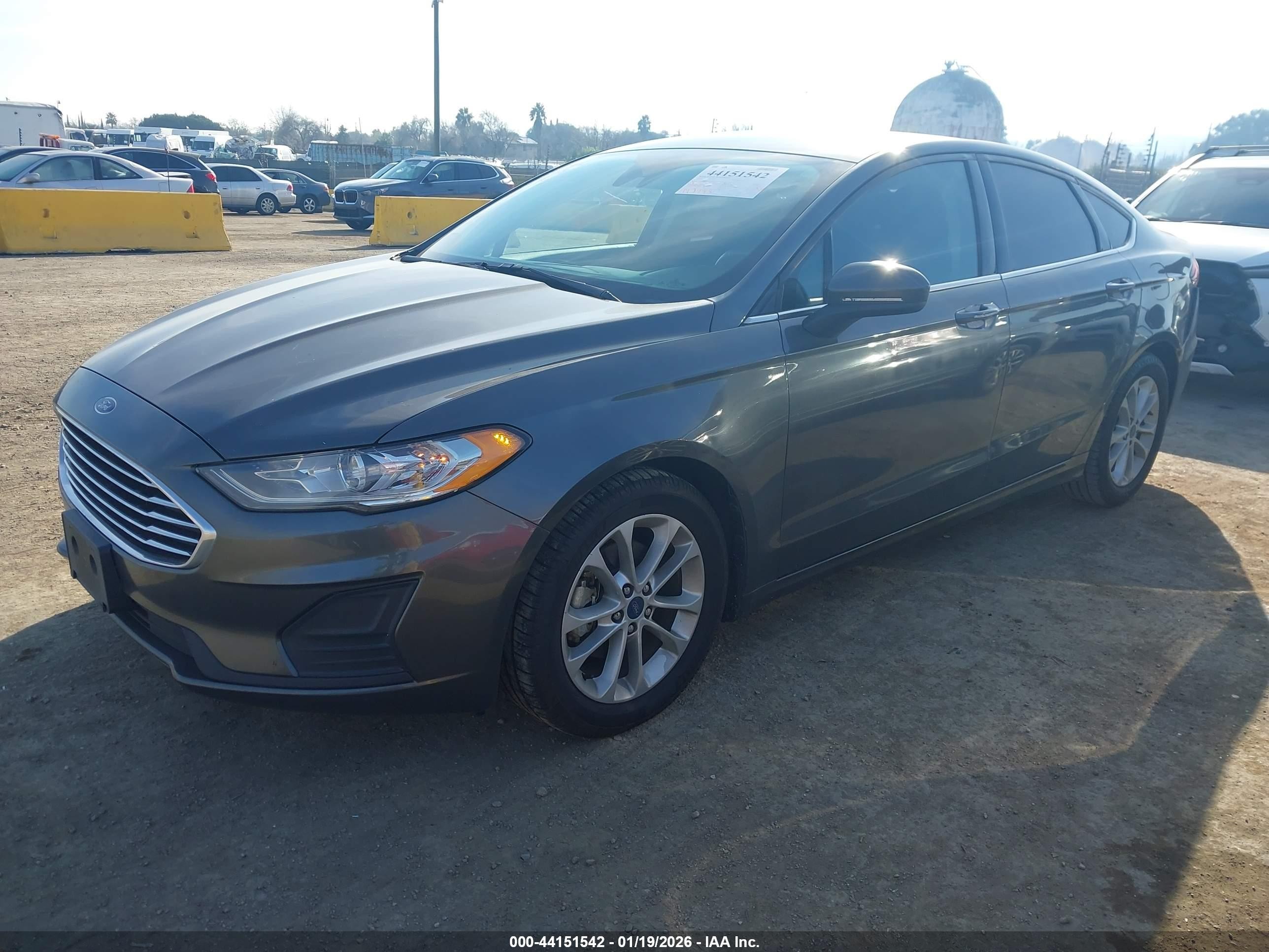 2019 Ford Fusion VIN 3FA6P0HD5KR177701 IAAI salvage auction — Rear End, Salvage (California), sold $1,625 on 2026-07-06 (photo 2)