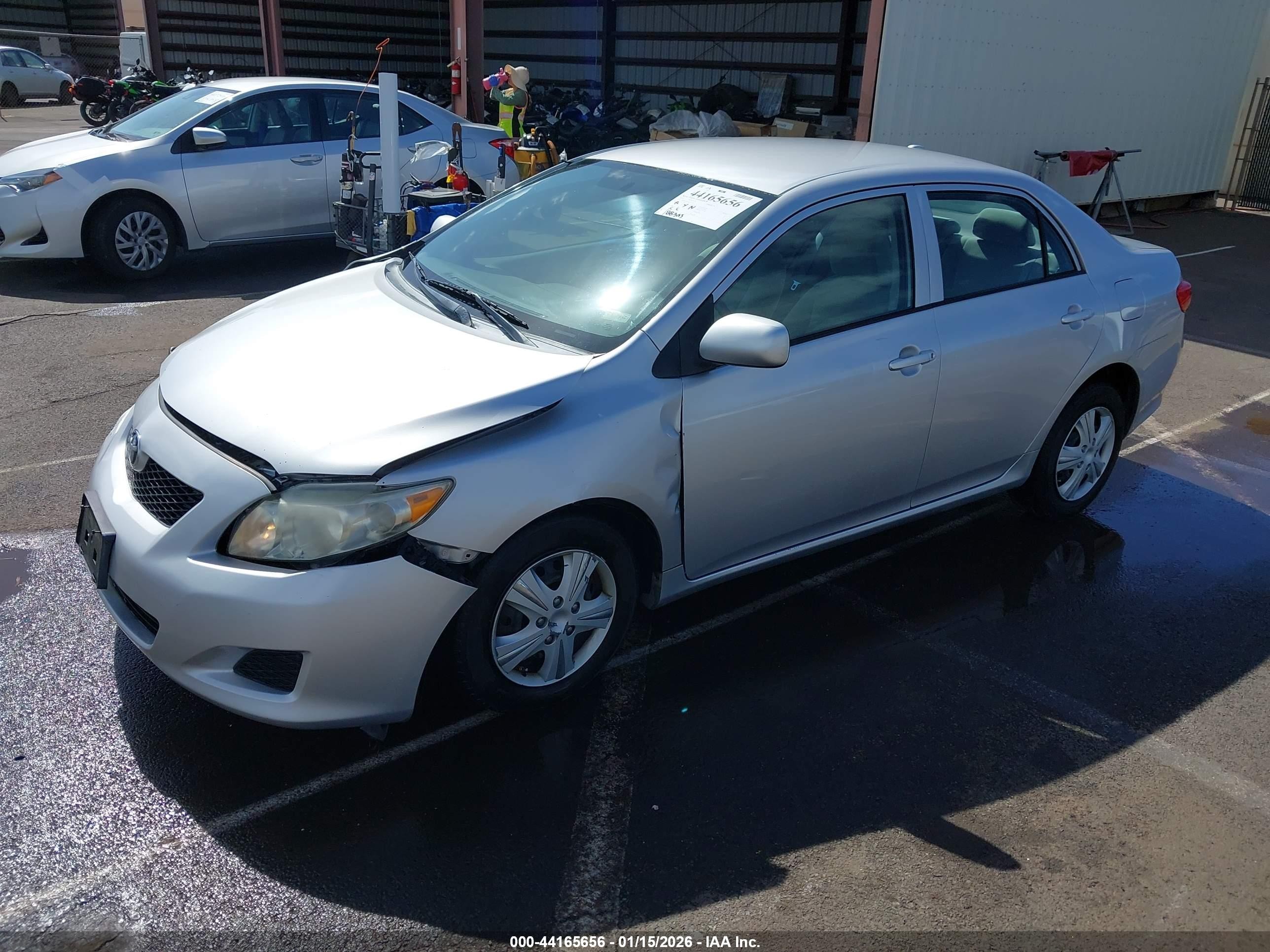2010 Toyota Corolla VIN 1NXBU4EE5AZ302592 IAAI salvage auction — Unknown, Salvage (Hawaii), sold $600 on 2026-04-28 (photo 2)
