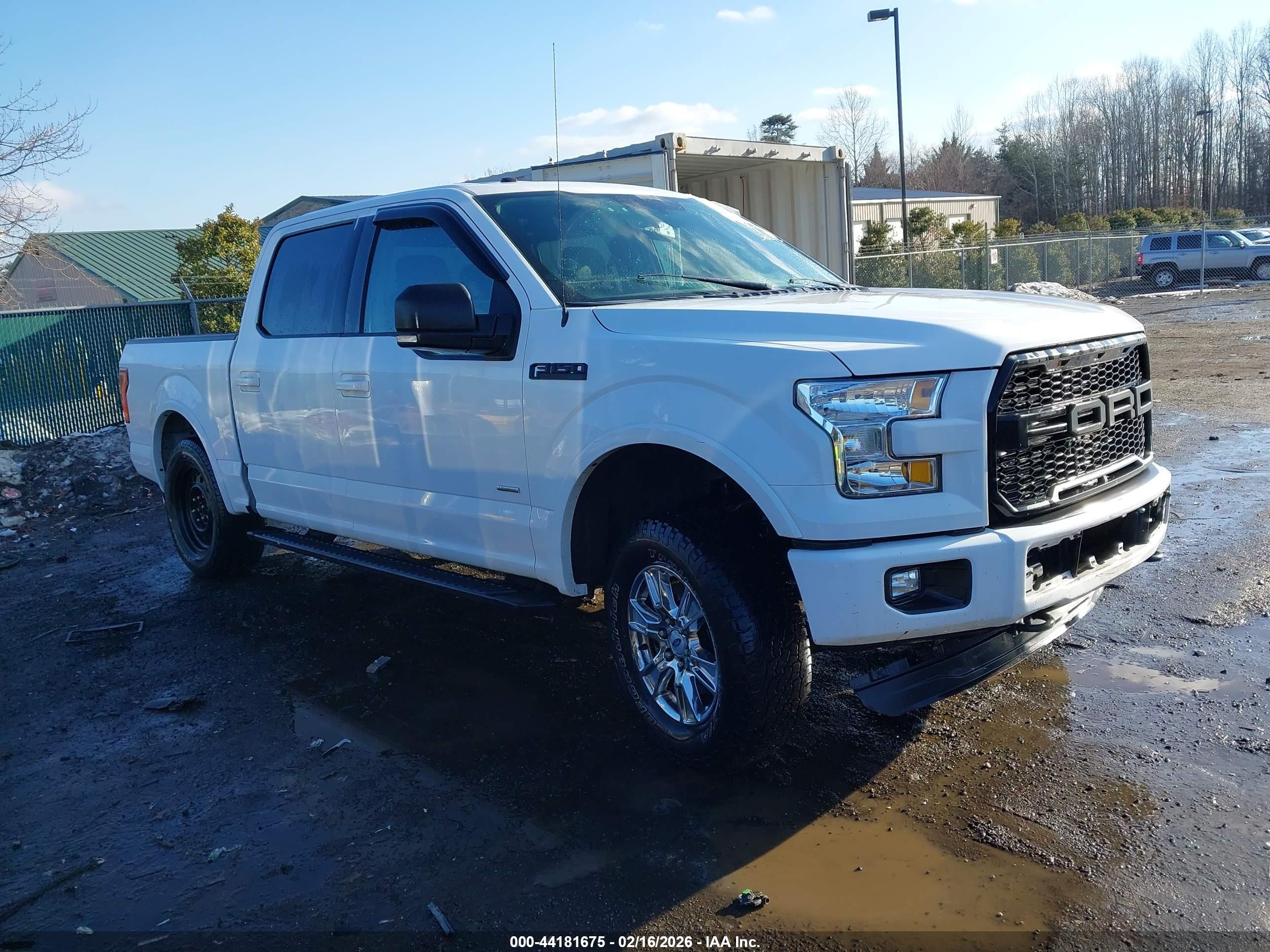 2016 Ford F-150 VIN 1FTEW1EP1GFD51300 IAAI salvage auction — Side, Salvage (Virginia), sold $3,050 on 2026-07-06 (photo 1)