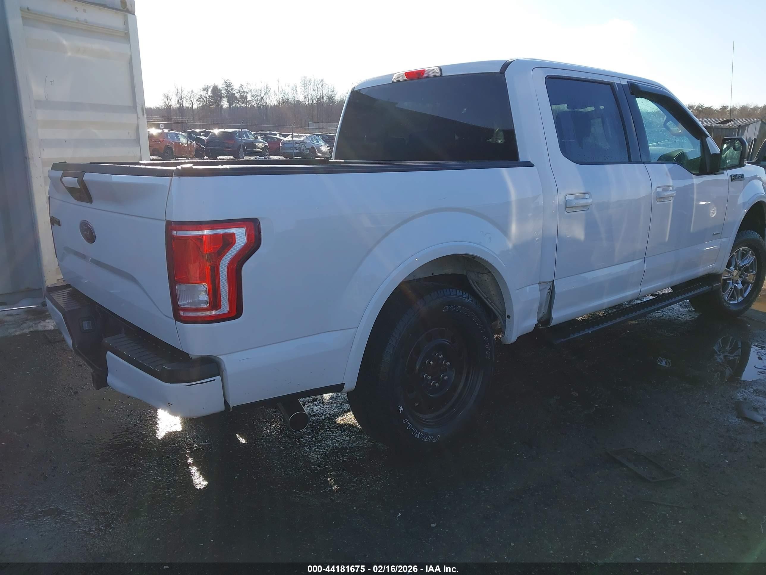 2016 Ford F-150 VIN 1FTEW1EP1GFD51300 IAAI salvage auction — Side, Salvage (Virginia), sold $3,050 on 2026-07-06 (photo 4)