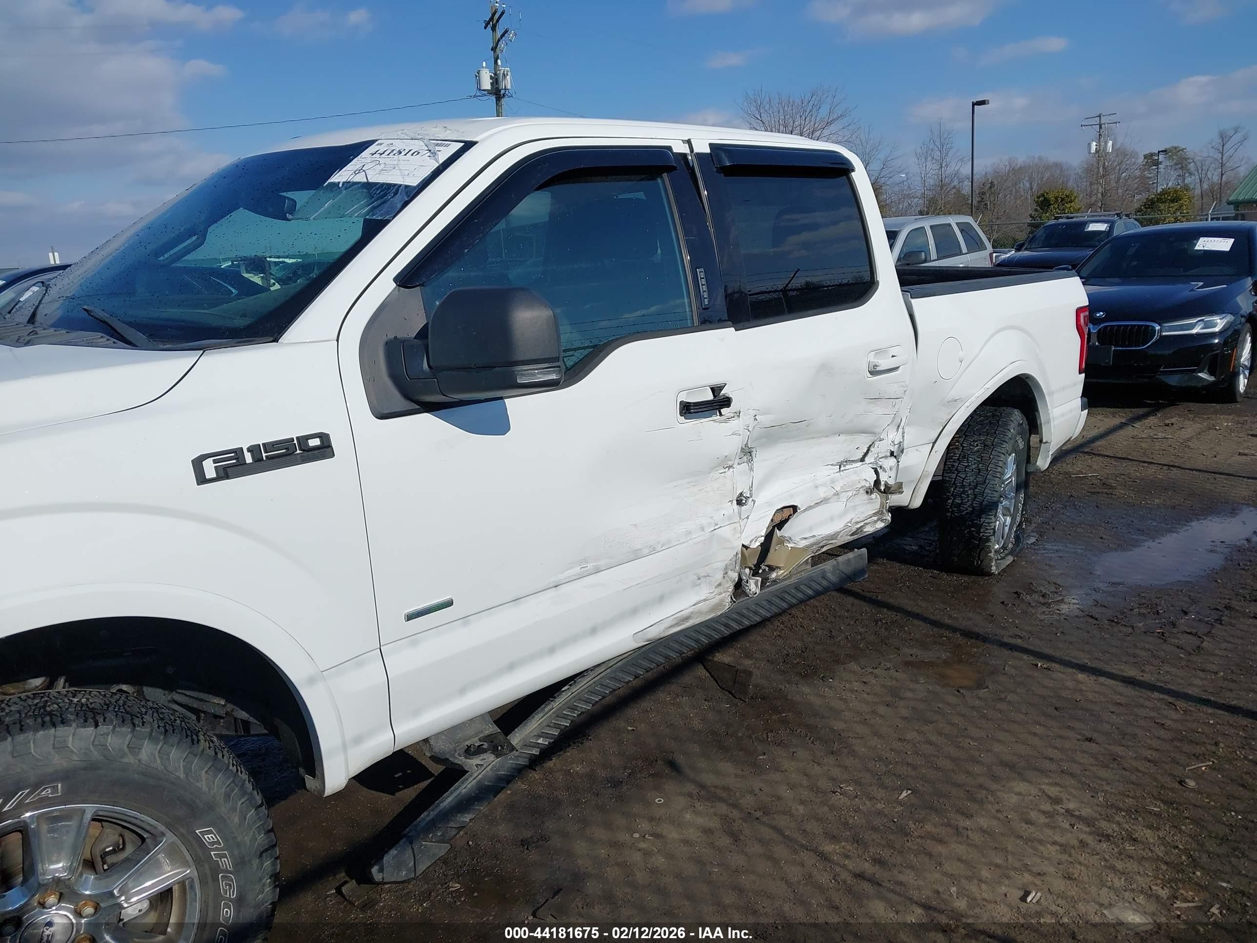 2016 Ford F-150 VIN 1FTEW1EP1GFD51300 IAAI salvage auction — Side, Salvage (Virginia), sold $3,050 on 2026-07-06 (photo 6)