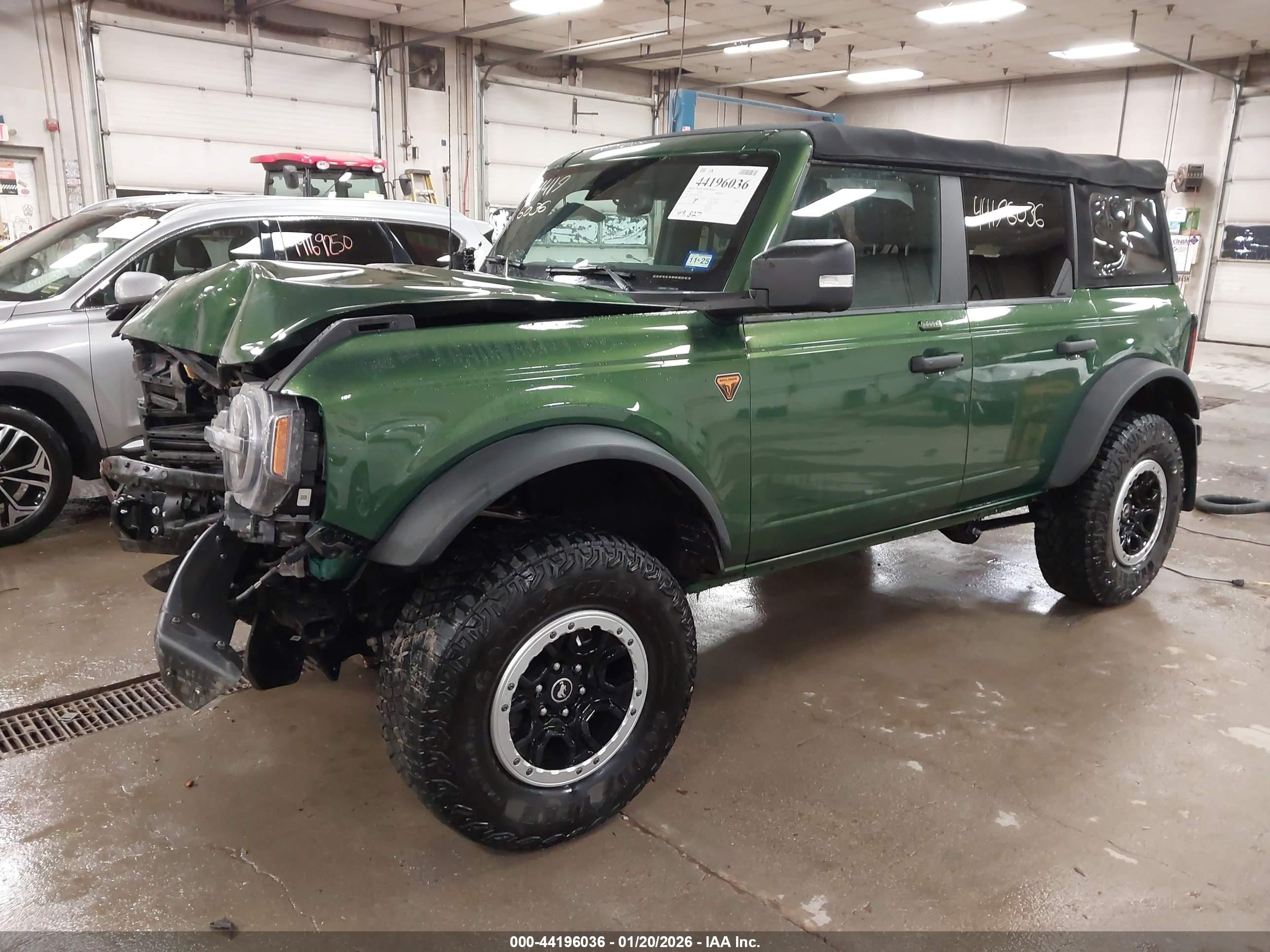 2022 Ford Bronco VIN 1FMEE5DP6NLB65631 IAAI salvage auction — Front End, Salvage (Maine), sold $7,500 on 2026-07-06 (photo 2)