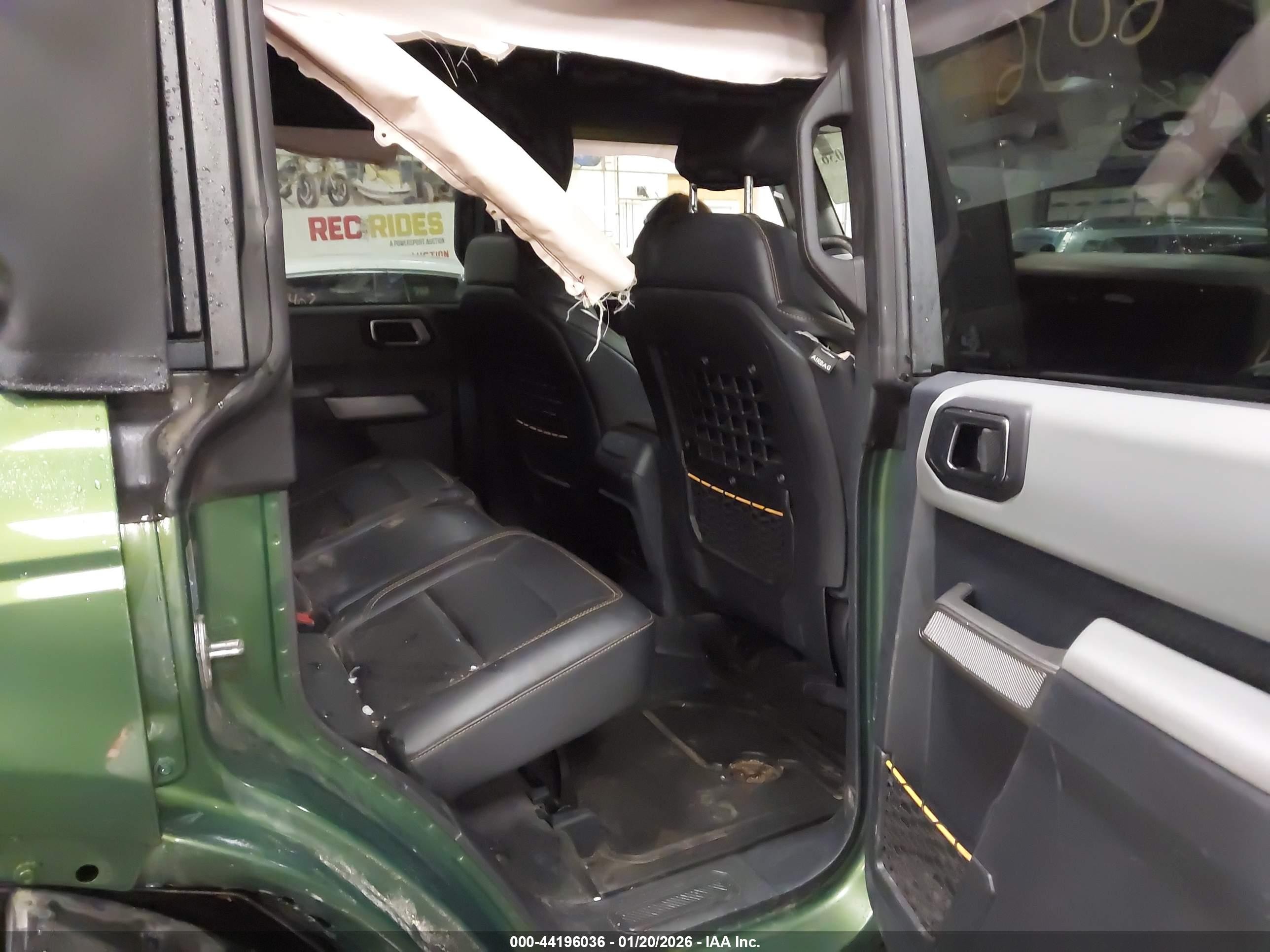 2022 Ford Bronco VIN 1FMEE5DP6NLB65631 IAAI salvage auction — Front End, Salvage (Maine), sold $7,500 on 2026-07-06 (photo 8)