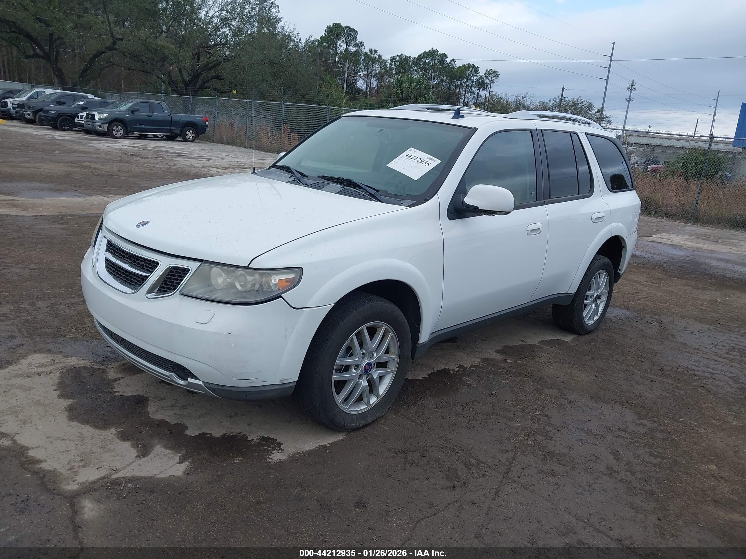 2009 Saab 9-7x VIN 5S3ET13S092801149 IAAI salvage auction — Front End, Clear (Florida), sold $1,525 on 2026-02-04 (photo 2)
