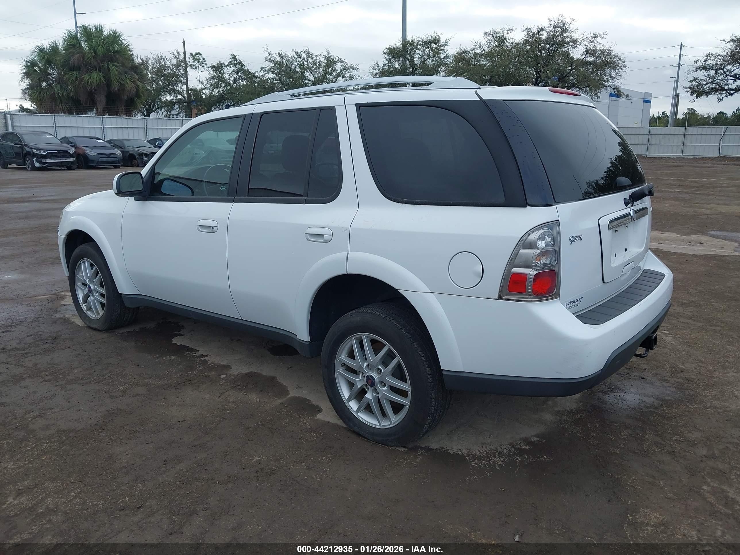 2009 Saab 9-7x VIN 5S3ET13S092801149 IAAI salvage auction — Front End, Clear (Florida), sold $1,525 on 2026-02-04 (photo 3)