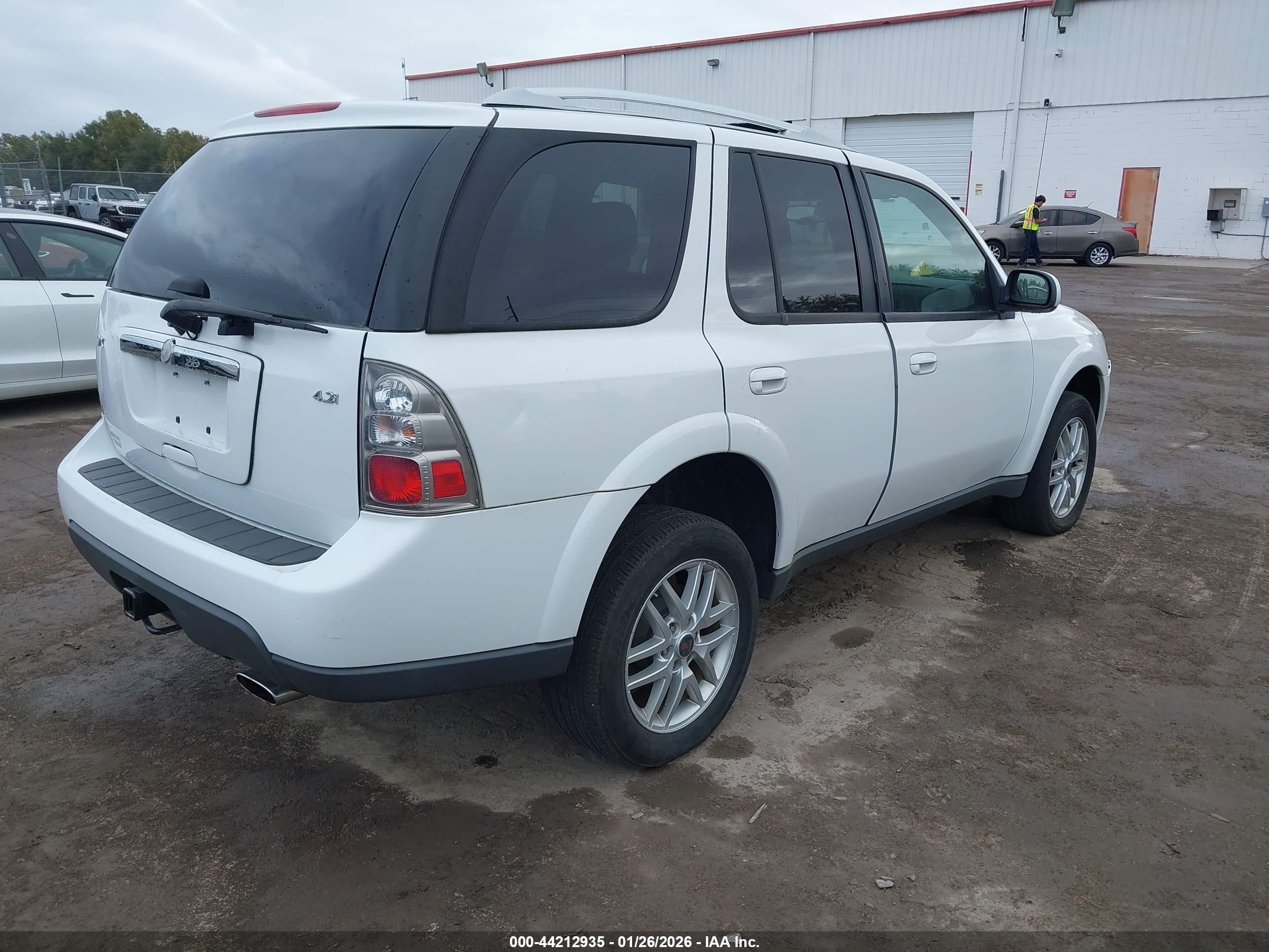 2009 Saab 9-7x VIN 5S3ET13S092801149 IAAI salvage auction — Front End, Clear (Florida), sold $1,525 on 2026-02-04 (photo 4)