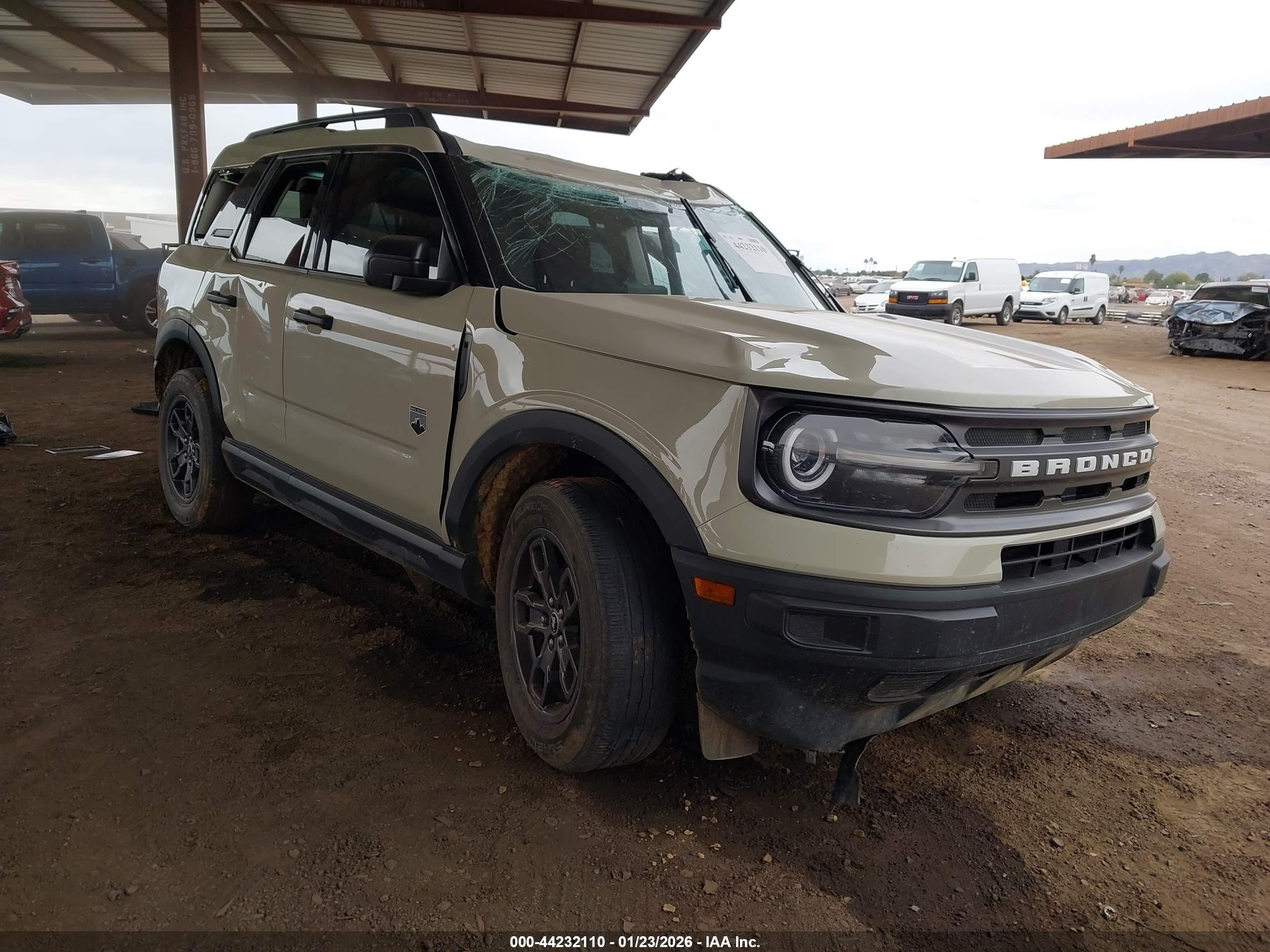 2024 Ford Bronco Sport VIN 3FMCR9B63RRE82657 IAAI salvage auction — Rollover, Salvage (Arizona), sold $3,500 on 2026-07-07 (photo 1)