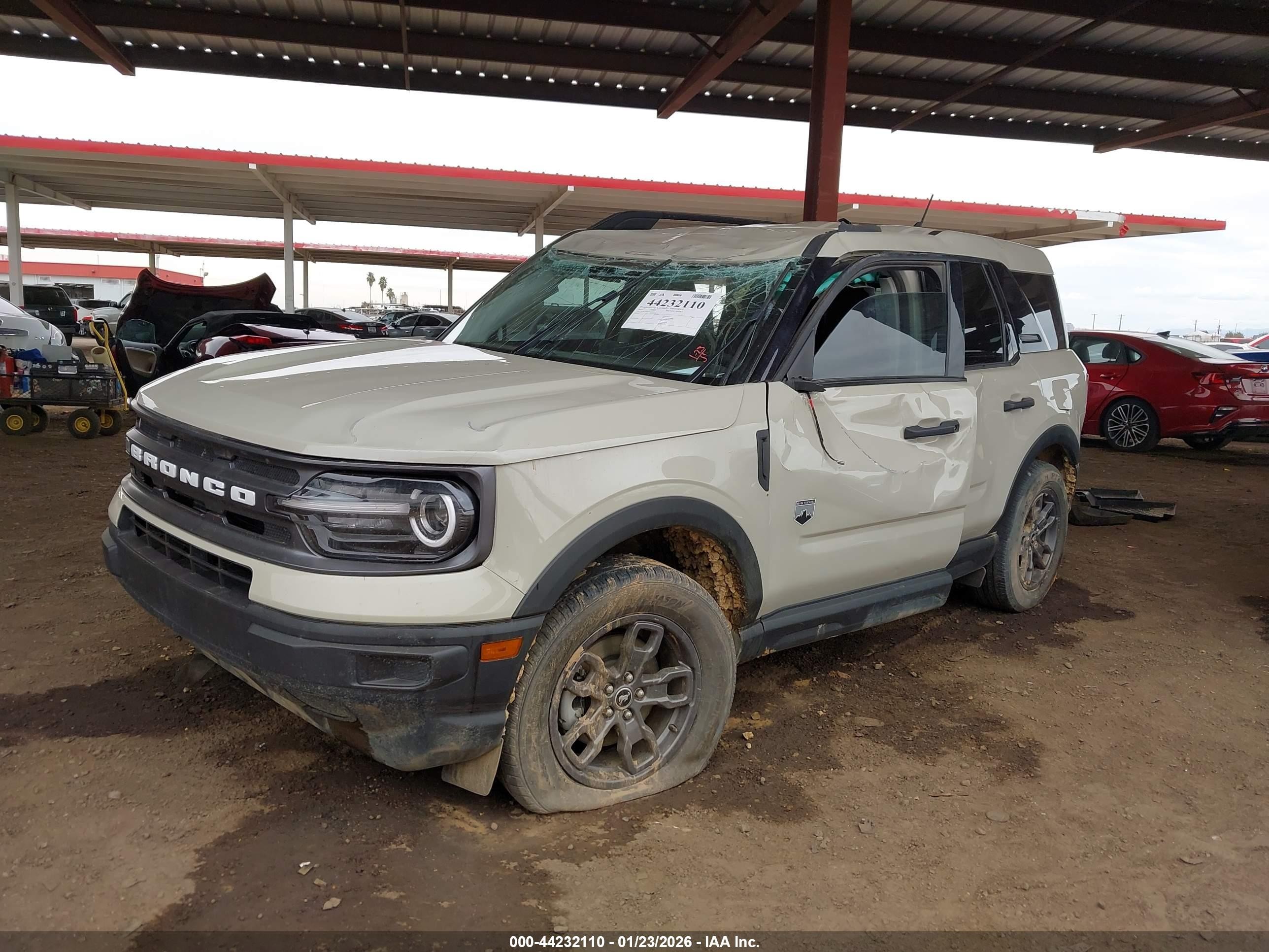 2024 Ford Bronco Sport VIN 3FMCR9B63RRE82657 IAAI salvage auction — Rollover, Salvage (Arizona), sold $3,500 on 2026-07-07 (photo 2)