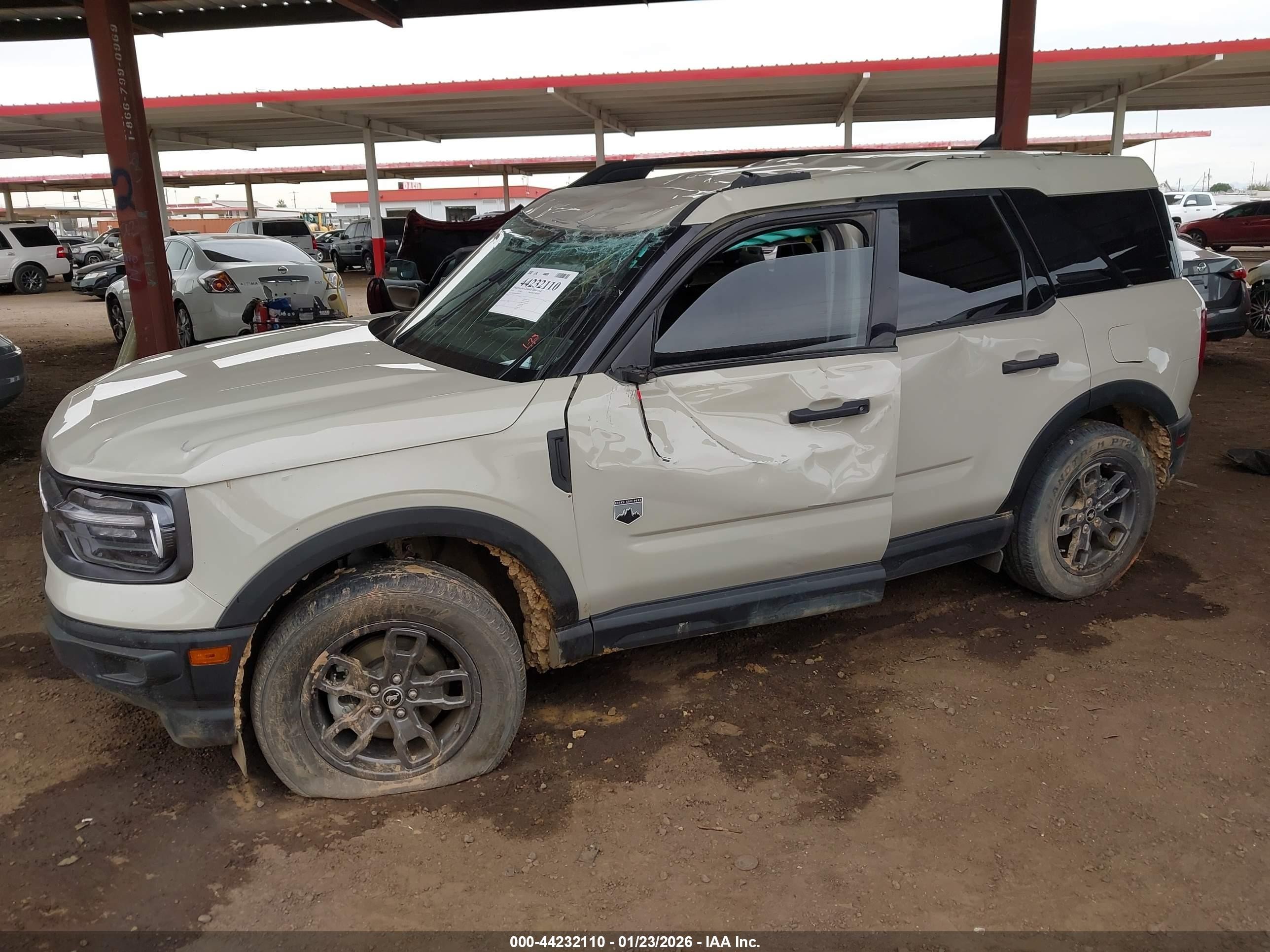 2024 Ford Bronco Sport VIN 3FMCR9B63RRE82657 IAAI salvage auction — Rollover, Salvage (Arizona), sold $3,500 on 2026-07-07 (photo 6)