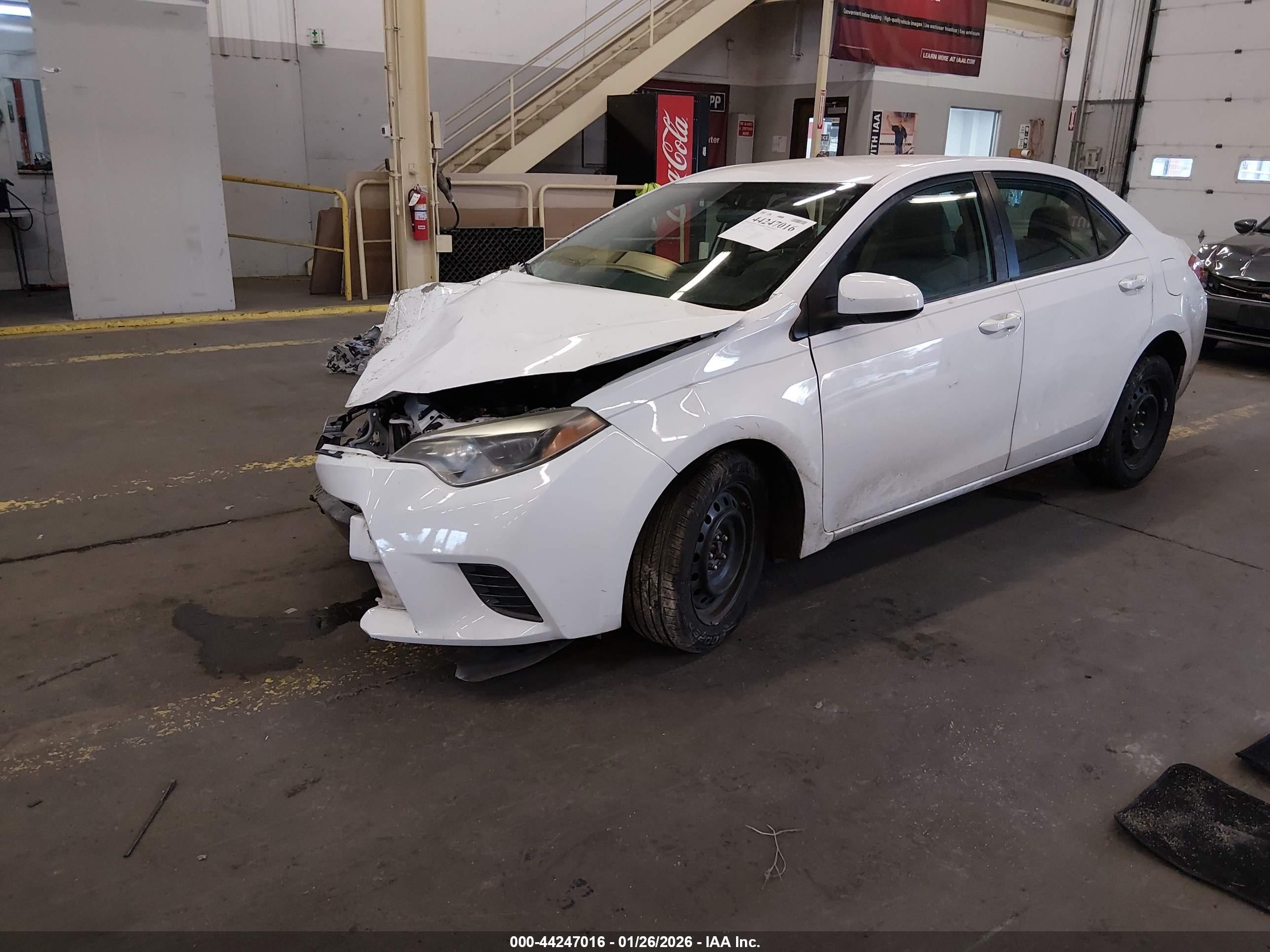 2016 Toyota Corolla VIN 5YFBURHE9GP478371 IAAI salvage auction — Front End, Salvage (Oregon), sold $1,900 on 2026-07-02 (photo 2)