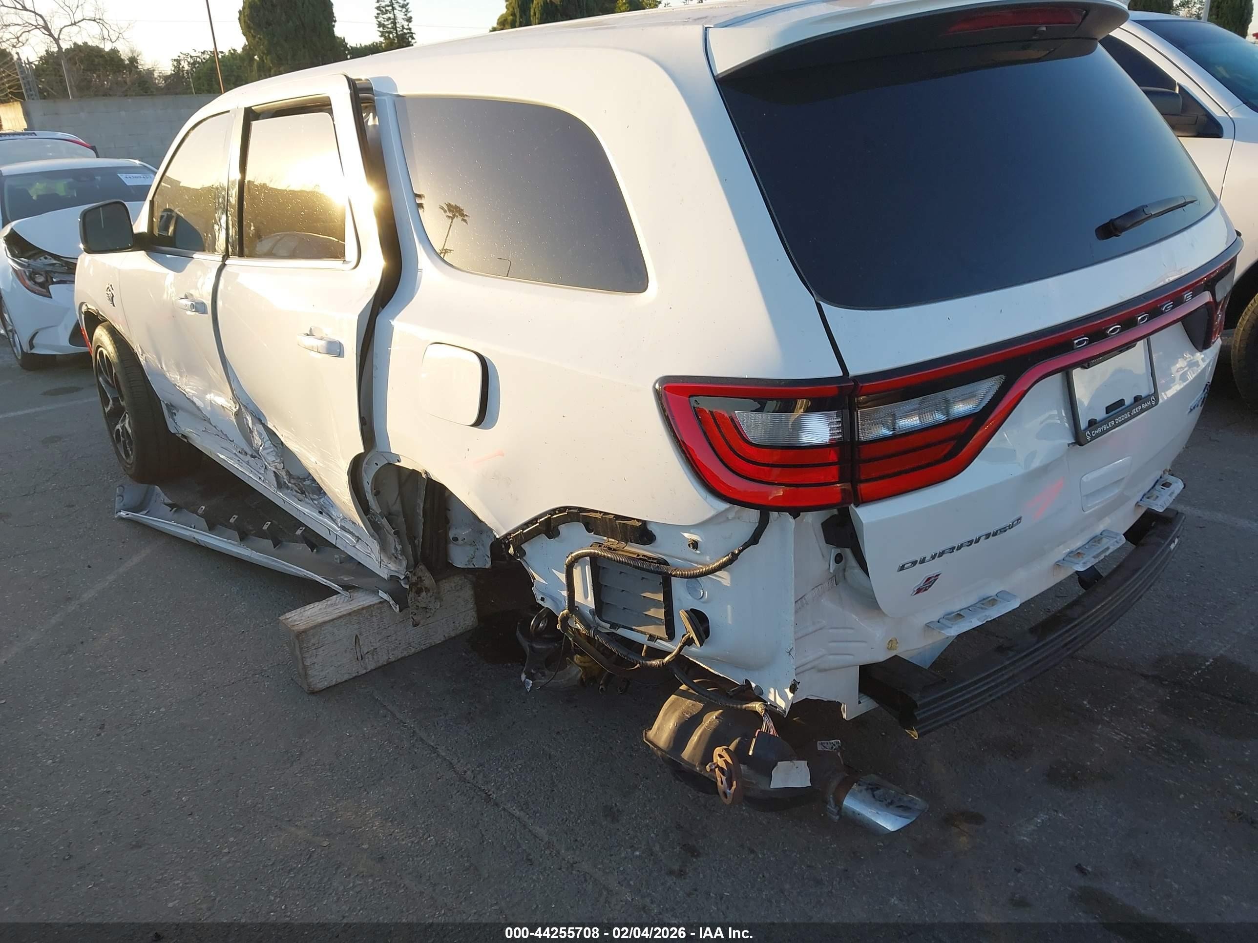 2024 Dodge Durango VIN 1C4SDJH91RC126661 IAAI salvage auction — Rear End, Salvage (California), sold $29,450 on 2026-04-02 (photo 3)
