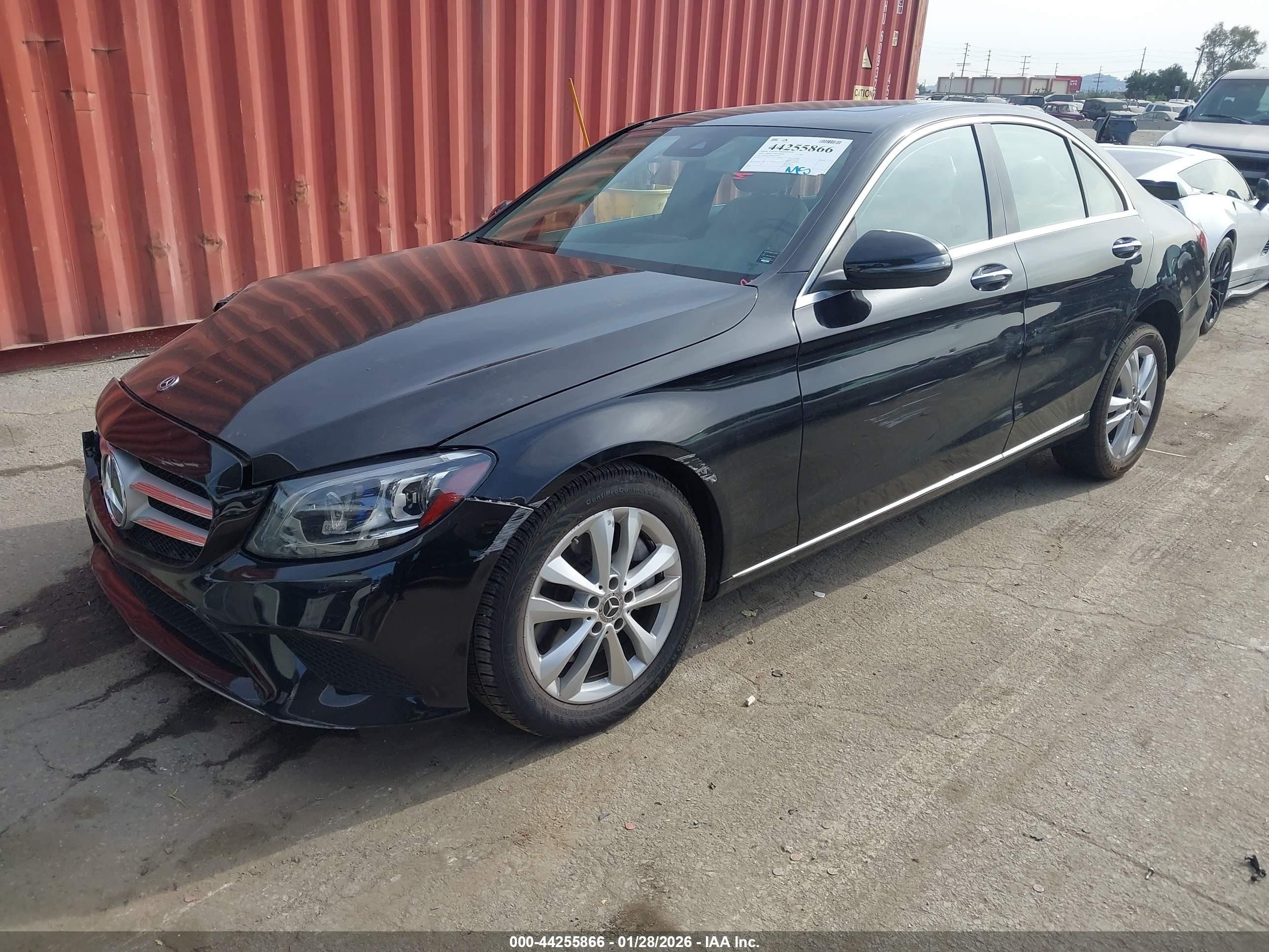 2020 Mercedes-benz C class VIN W1KWF8DB0LR579922 IAAI salvage auction — Front End, Salvage (California), sold $6,800 on 2026-03-18 (photo 2)