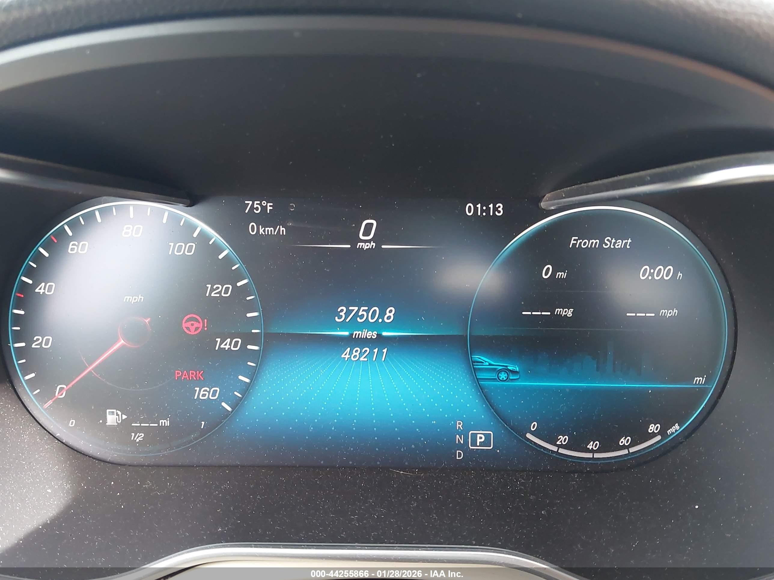 2020 Mercedes-benz C class VIN W1KWF8DB0LR579922 IAAI salvage auction — Front End, Salvage (California), sold $6,800 on 2026-03-18 (photo 7)