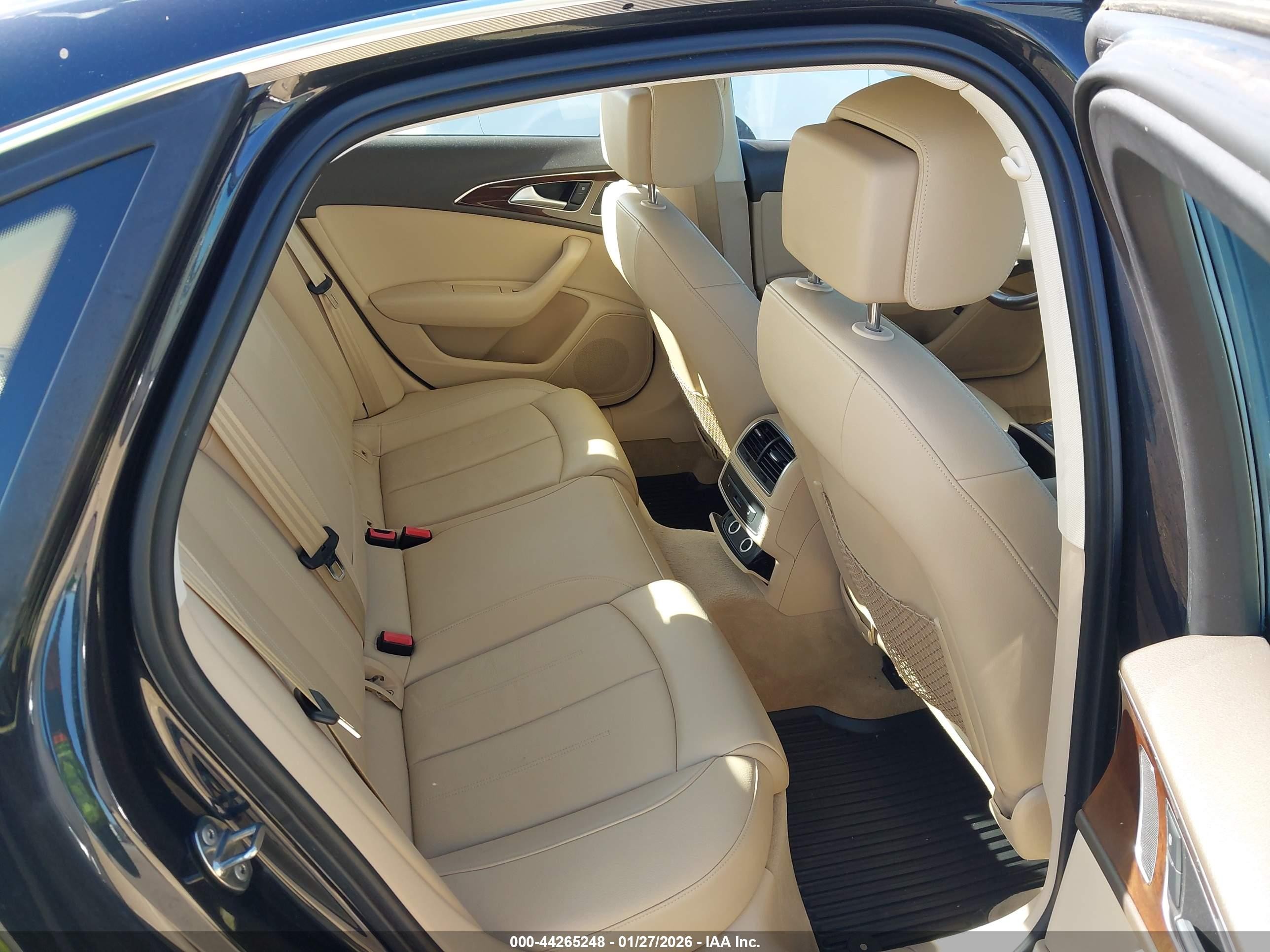 2012 Audi A6 VIN WAUGGAFC9CN145446 IAAI salvage auction — Normal Wear, App For Dup Clear (California), sold $1,550 on 2026-03-09 (photo 8)