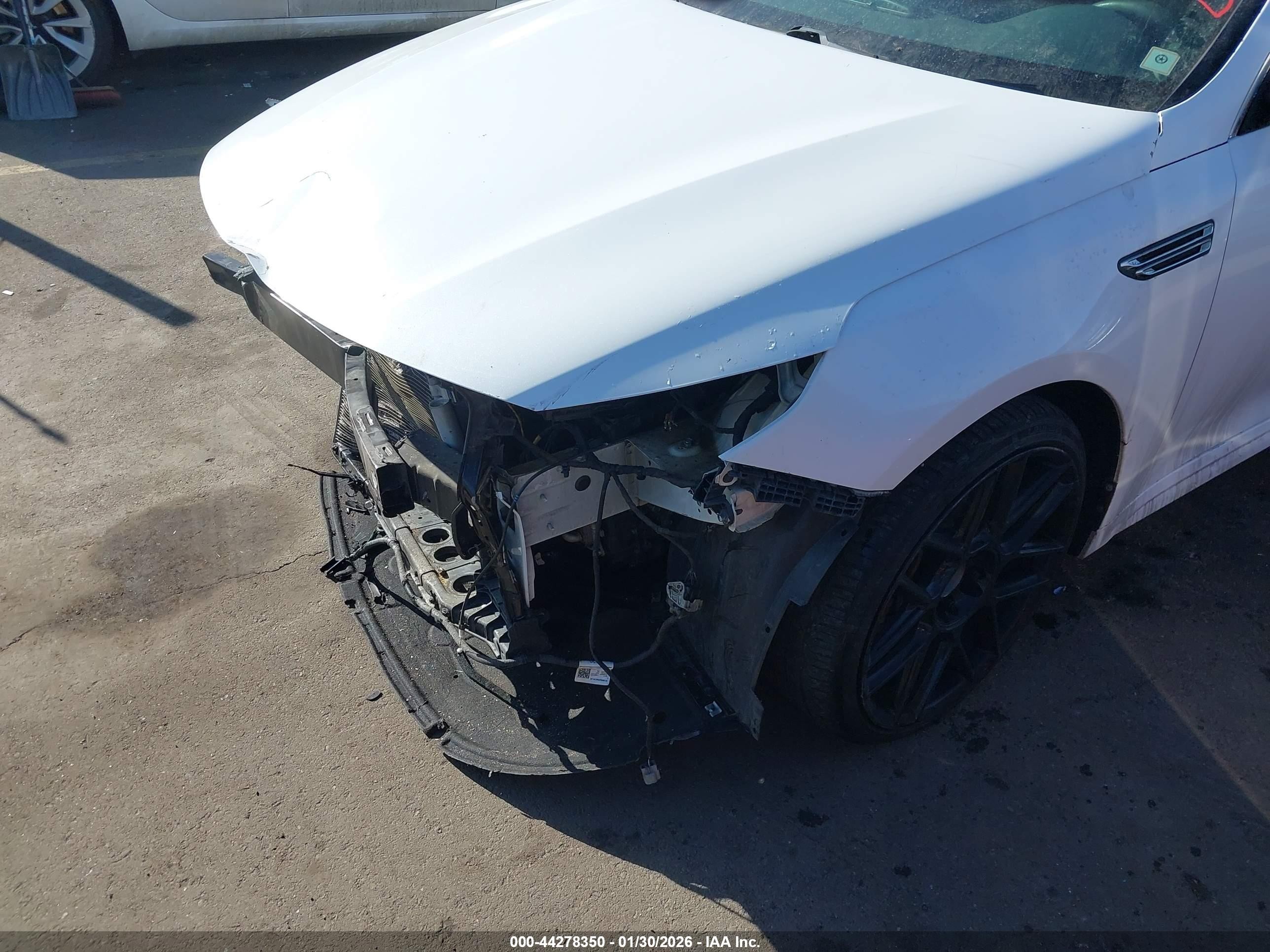2019 Kia Optima VIN 5XXGT4L35KG295746 IAAI salvage auction — Front End, Salvage (Utah), sold $350 on 2026-07-09 (photo 6)
