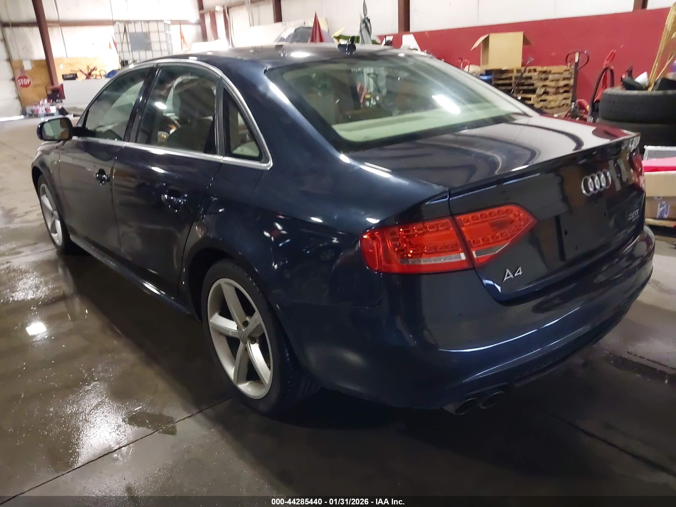 2012 Audi A4 VIN WAUFFAFL0CN014095 IAAI salvage auction — Front End, Salvage (North Dakota), sold $2,175 on 2026-07-09 (photo 3)