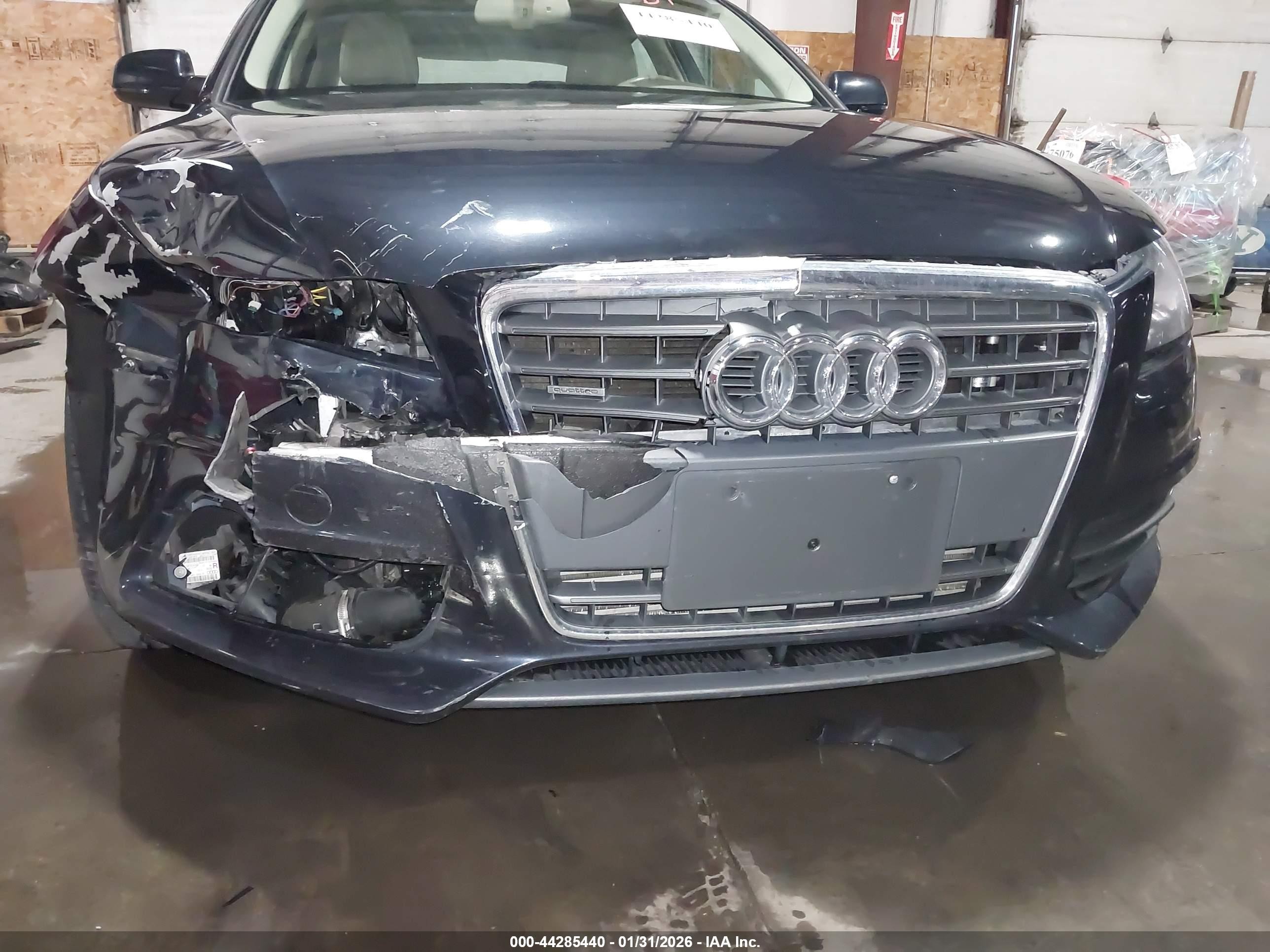 2012 Audi A4 VIN WAUFFAFL0CN014095 IAAI salvage auction — Front End, Salvage (North Dakota), sold $2,175 on 2026-07-09 (photo 6)