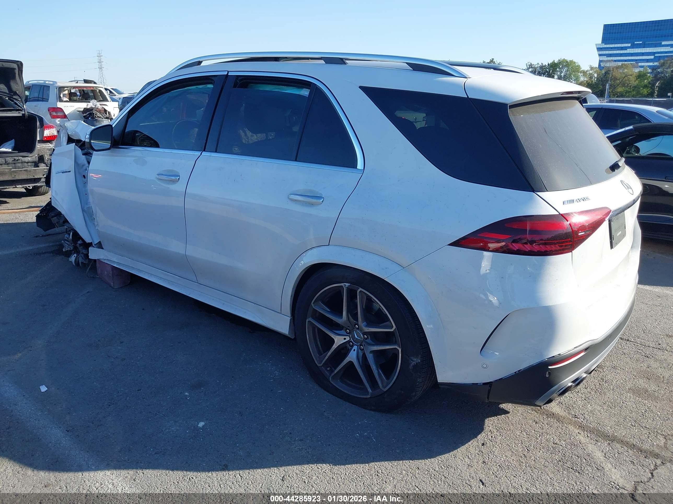 2024 Mercedes-Benz GLE-Class VIN 4JGFB6BB3RB007852 IAAI salvage auction — Unknown, Salvage (California), sold $25,500 on 2026-07-08 (photo 3)