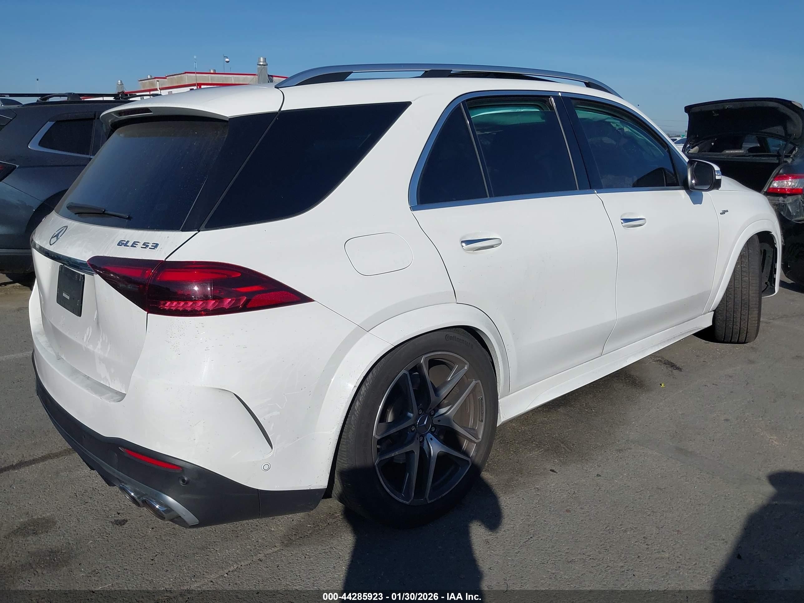 2024 Mercedes-Benz GLE-Class VIN 4JGFB6BB3RB007852 IAAI salvage auction — Unknown, Salvage (California), sold $25,500 on 2026-07-08 (photo 4)