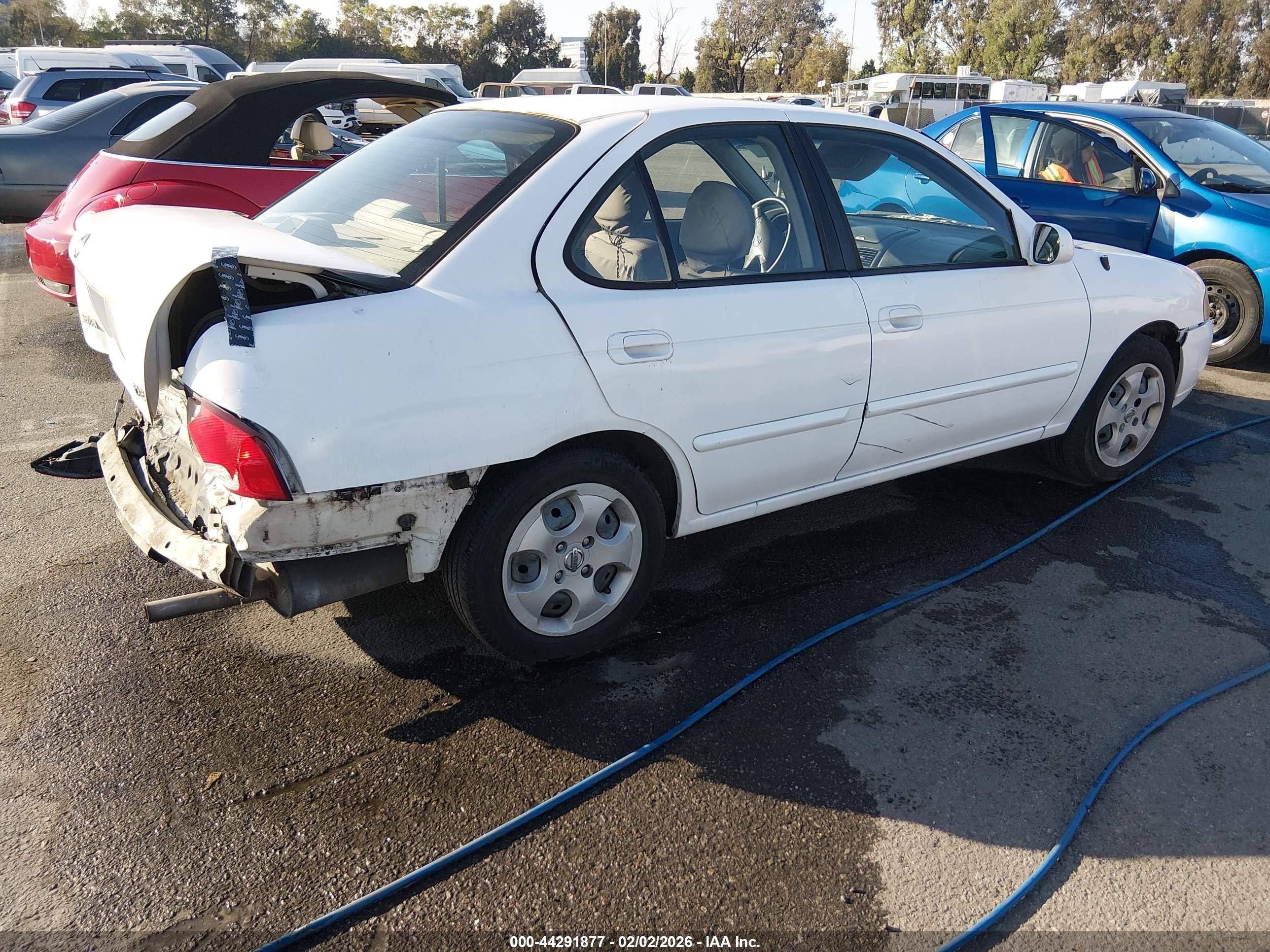 2003 Nissan Sentra VIN 3N1CB51D23L793334 IAAI salvage auction — Rear End, Salvage (California), sold $275 on 2026-07-09 (photo 4)