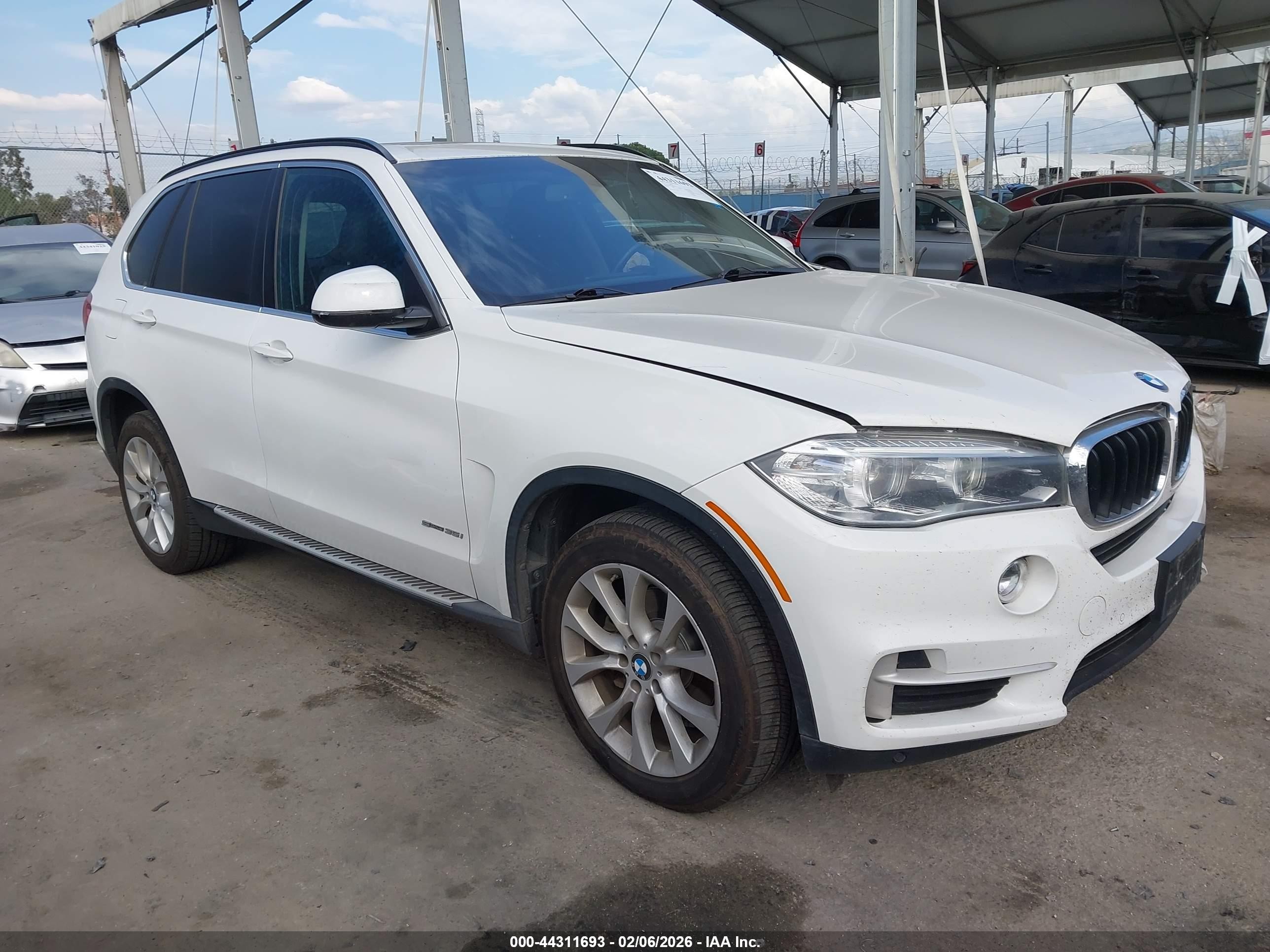 2016 BMW X5 VIN 5UXKR2C53G0R72413 IAAI salvage auction — Front End, Salvage (California), sold $2,250 on 2026-07-10 (photo 1)